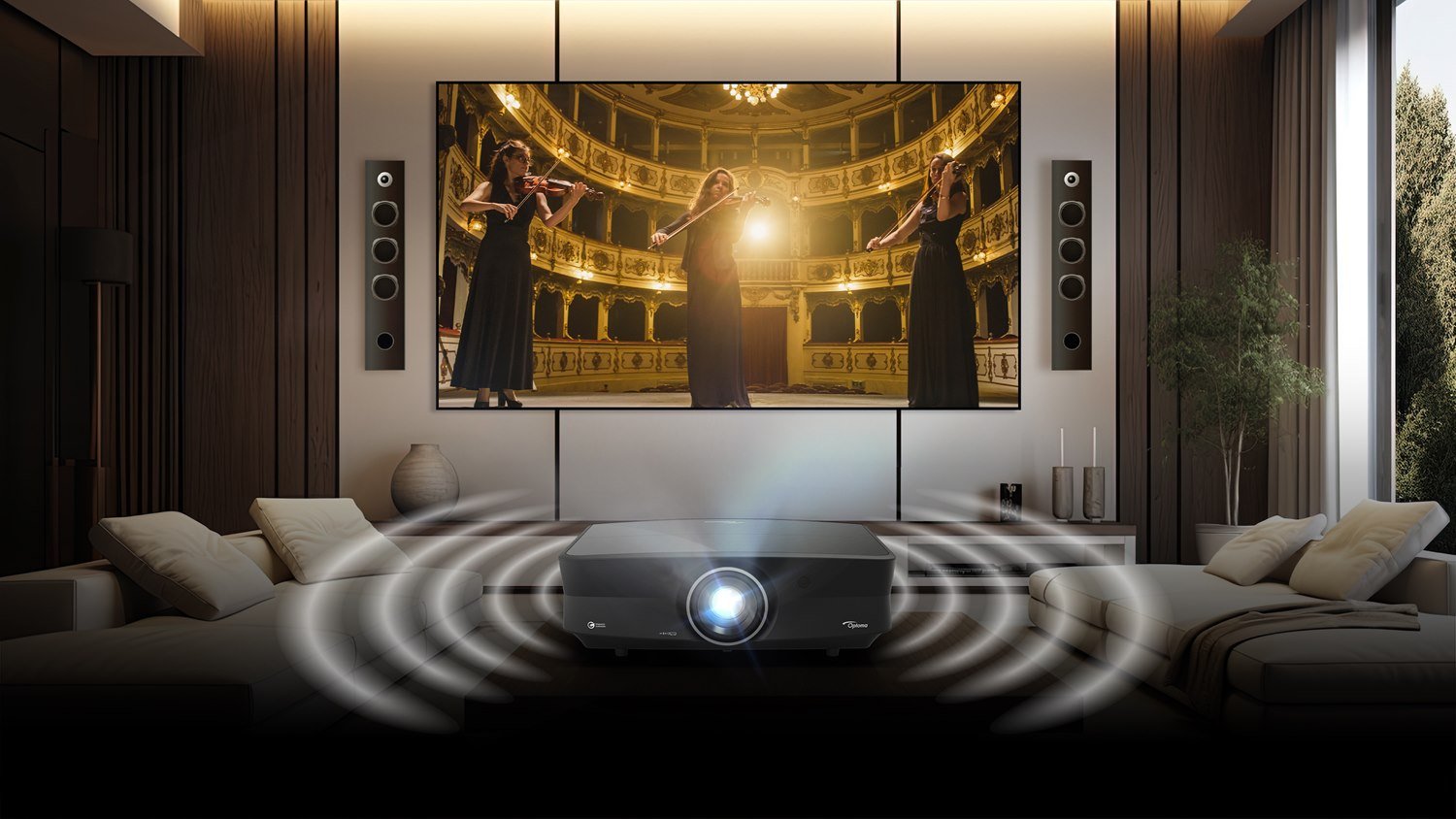 EAN 5055387668652 - Optoma UHZ68LV Proyector de alcance estándar 5000 lúmenes ANSI DMD UHD 4K (3840x2160) 3D Negro imagen 11