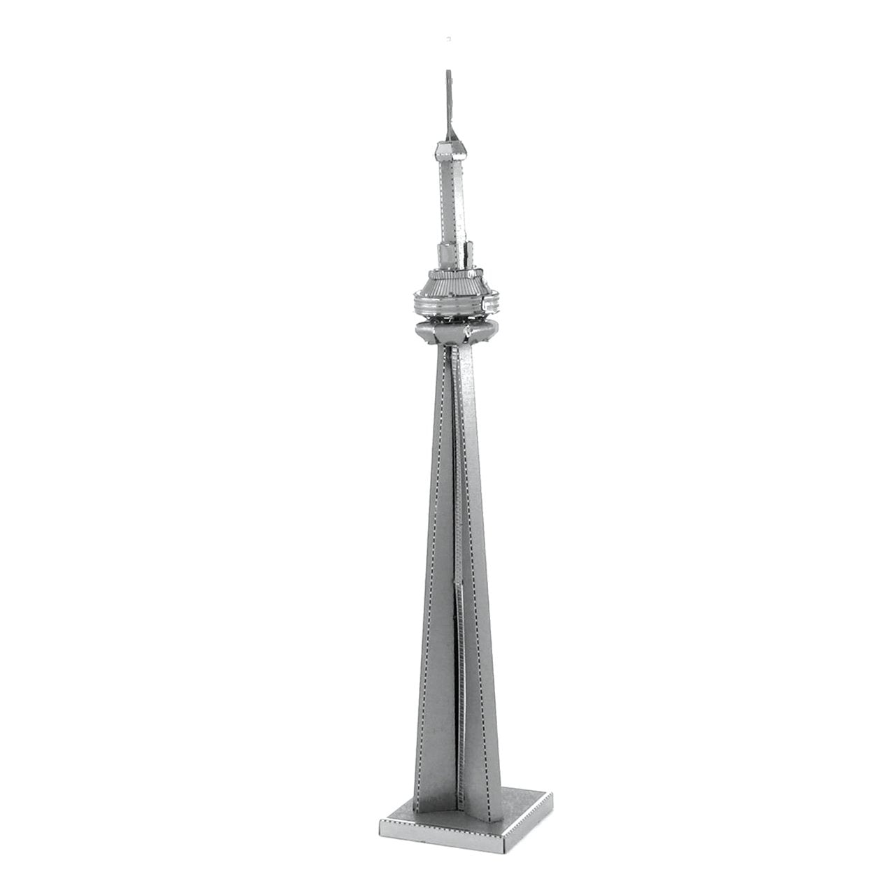 Maqueta 3d Metal Fascinations Cn Tower Toronto Montaje Sin Pegamento Ni Soldadura Maquetas 3d