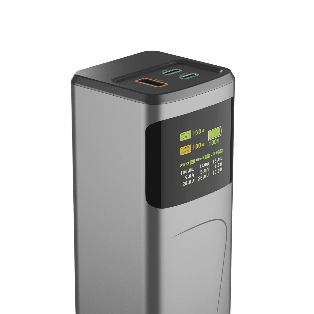 Hama High Power Bateria Externa Powerbank 24000mah - Potencia 150w - Usb-C - Usb-A - Power Delivery - Pantalla Tft -