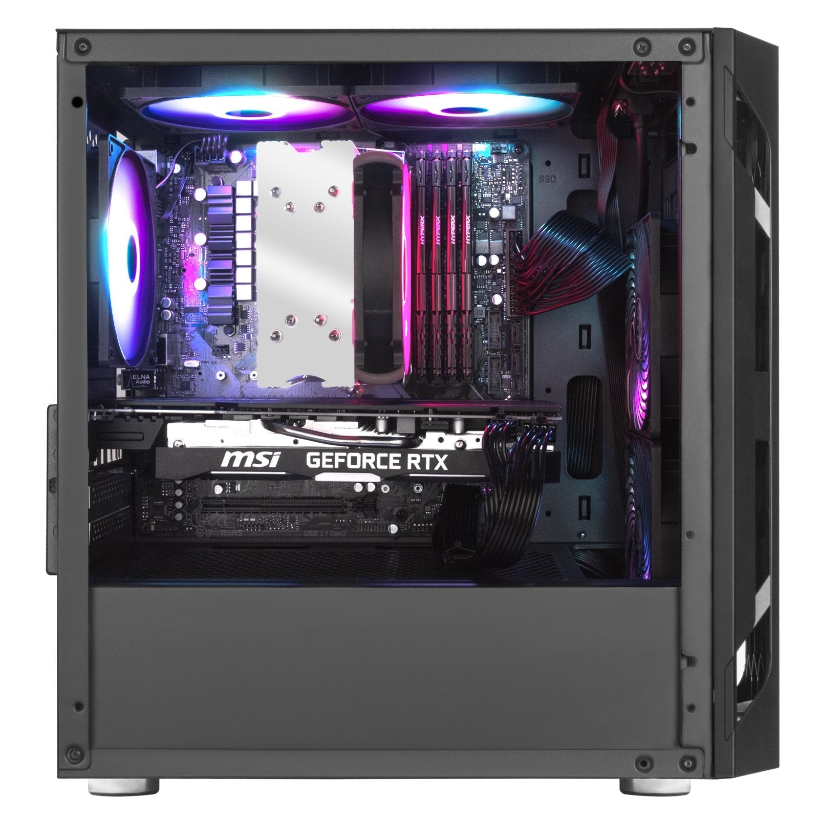 Caja Pc Silverstone Fara H1m Pro Sst-Fah1mb-Pro Gaming Micro Atx Argb Sst-Fah1mb-Pro