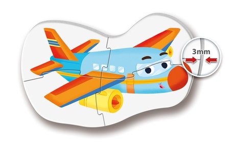 Puzzle My First Puzzle Means Of Transport (3-6-9-12 Piezas)