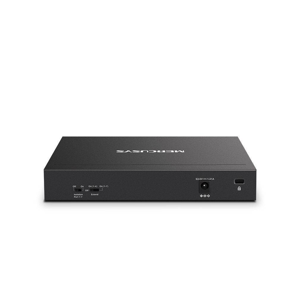 EAN 6957939001209 - Mercusys MS108GP switch Gestionado Gigabit Ethernet (10/100/1000) Energía sobre Ethernet (PoE) Negro imagen 3