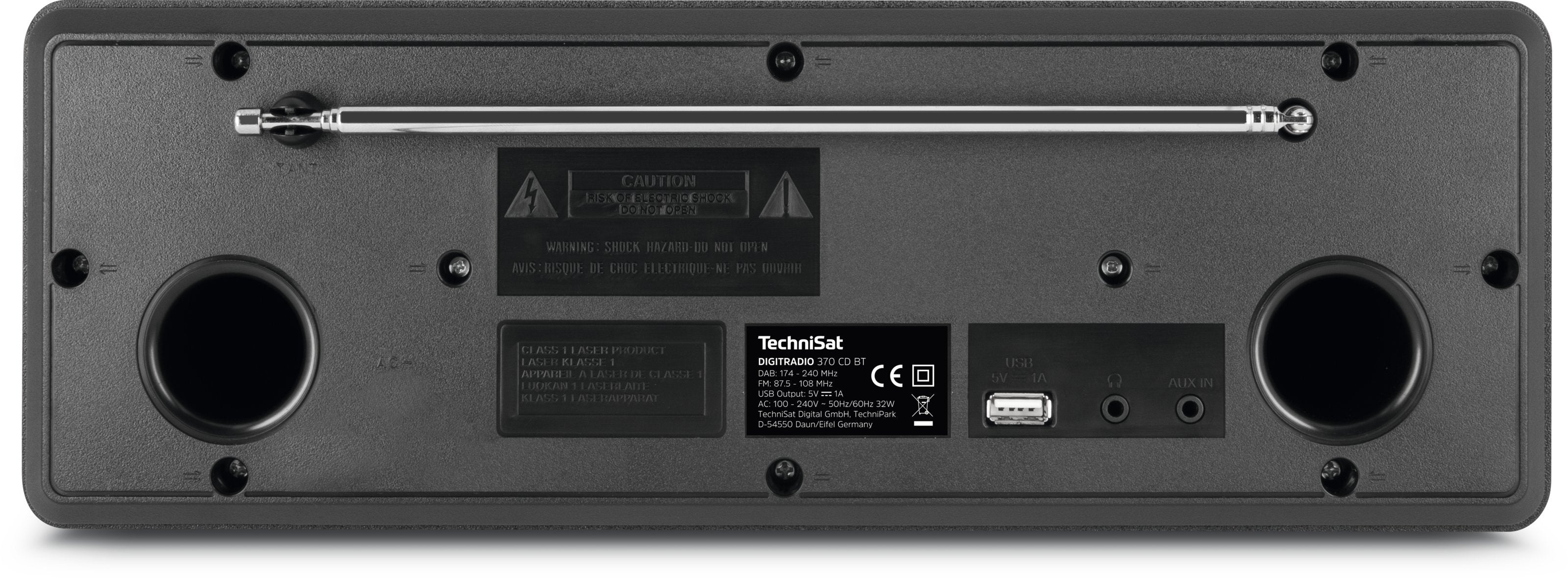 EAN 4019588039483 - TechniSat DIGITRADIO 370 CD BT Personal Analógico y digital Negro imagen 4