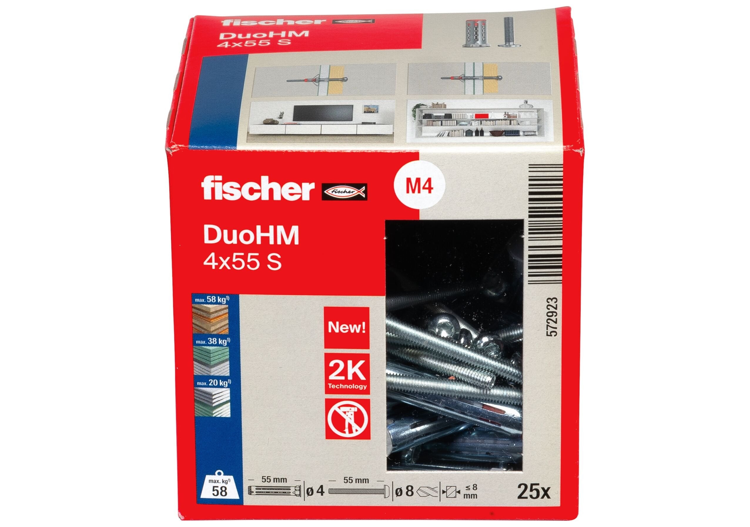 Fischer Duohm 572923, Pasador