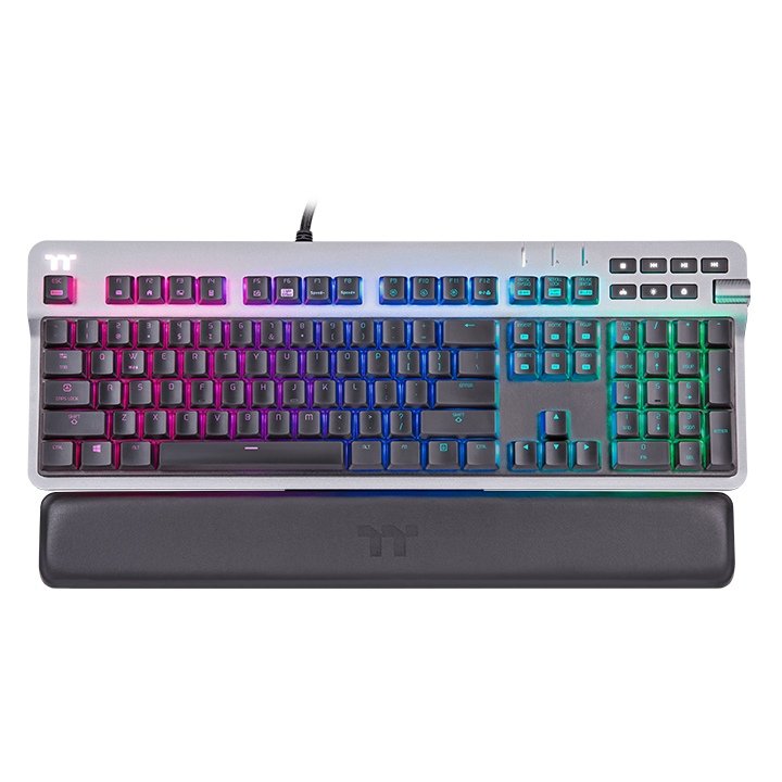 Teclado (Alemán) Thermaltake Argent K6 Rgb, Gkb-Kb6-Lssrgr-01 Alemán