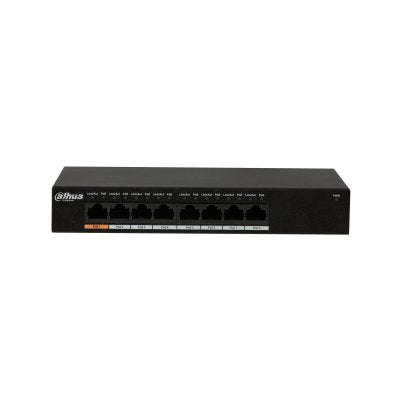 Dahua Pfs3008-8gt-96 Switch Poe 2.0 8 Puertos Gigabit 96w No_manejable Layer2