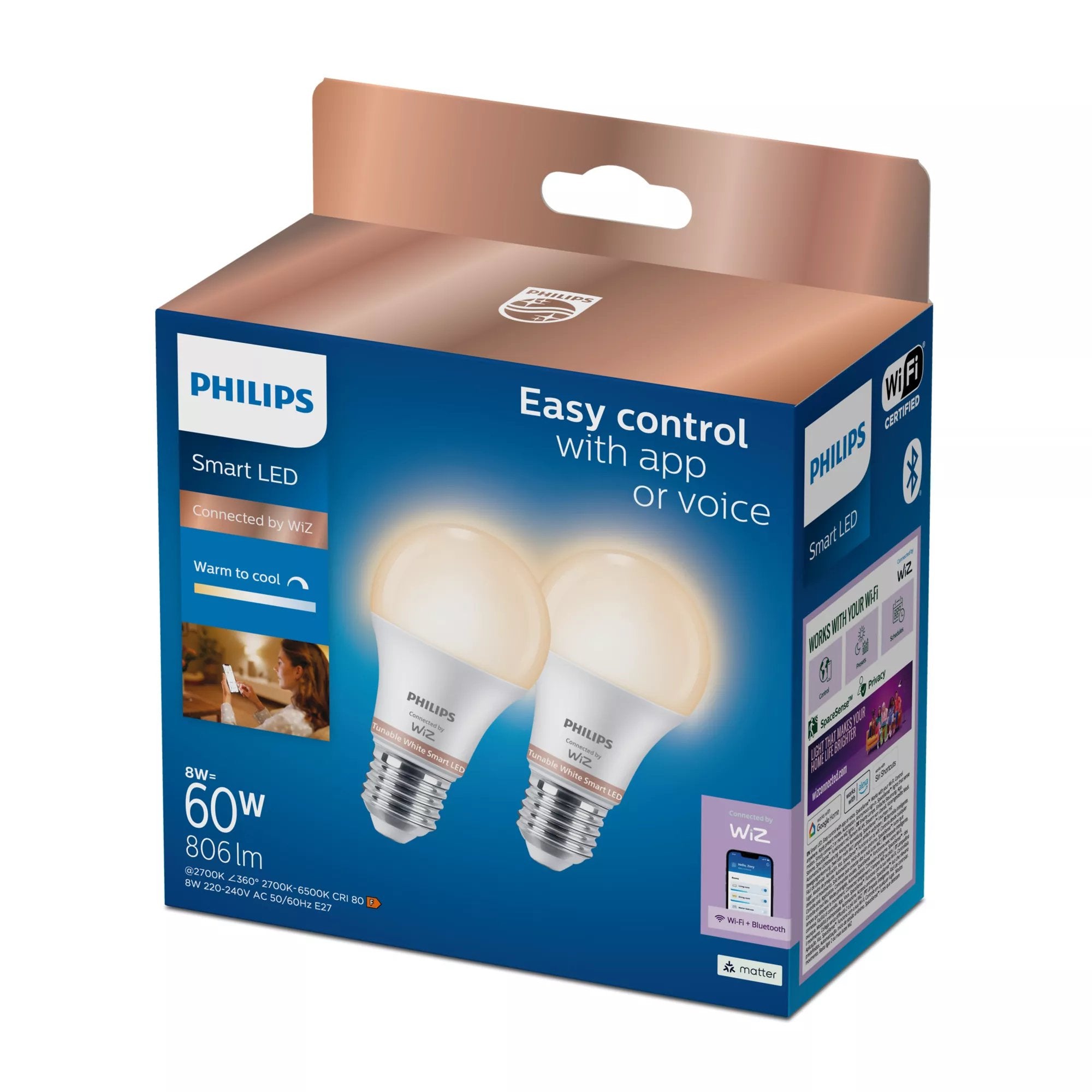 EAN 8720169303034 - Philips 8720169303034 iluminación inteligente Wi-Fi/Bluetooth 8 W imagen 2