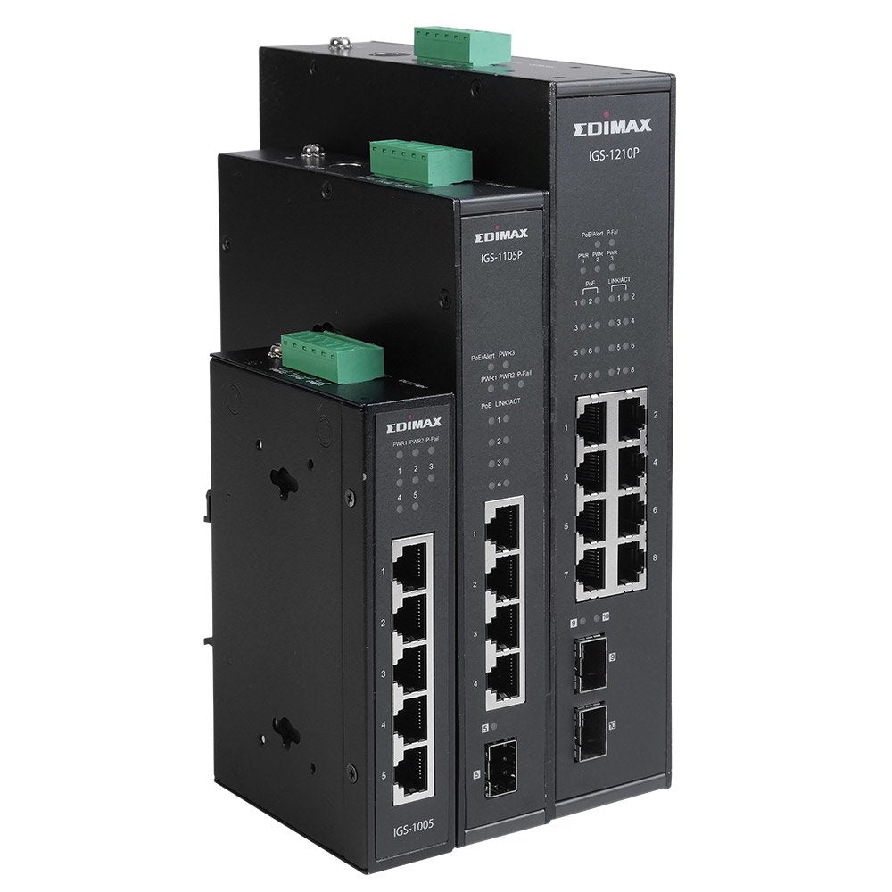 Edimax Igs-1005 Industrial Din-Rail Switch 5xgbe