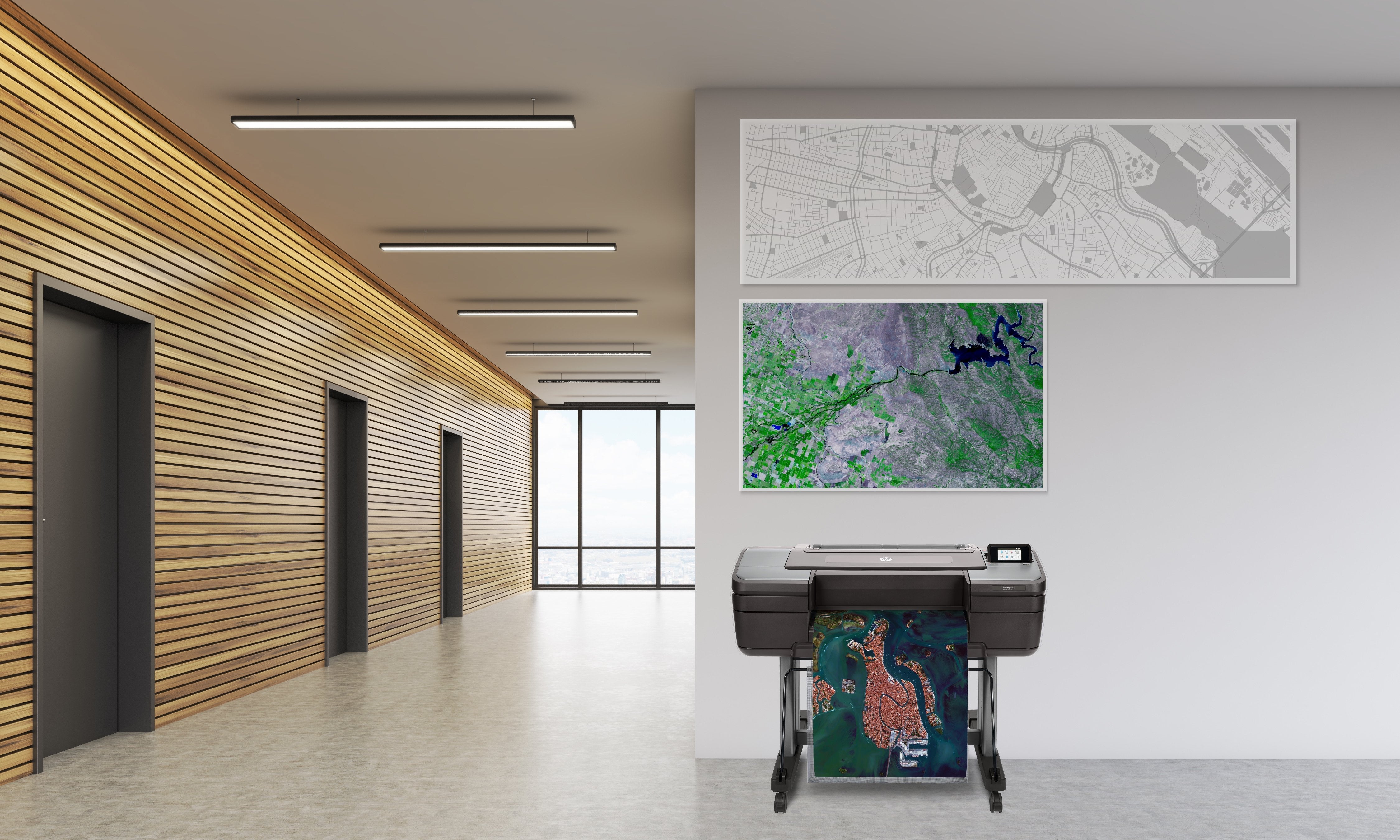 Hp Designjet Z6dr Postscript With V-Trimmer 44&Quot, Impresora De Gran Formato