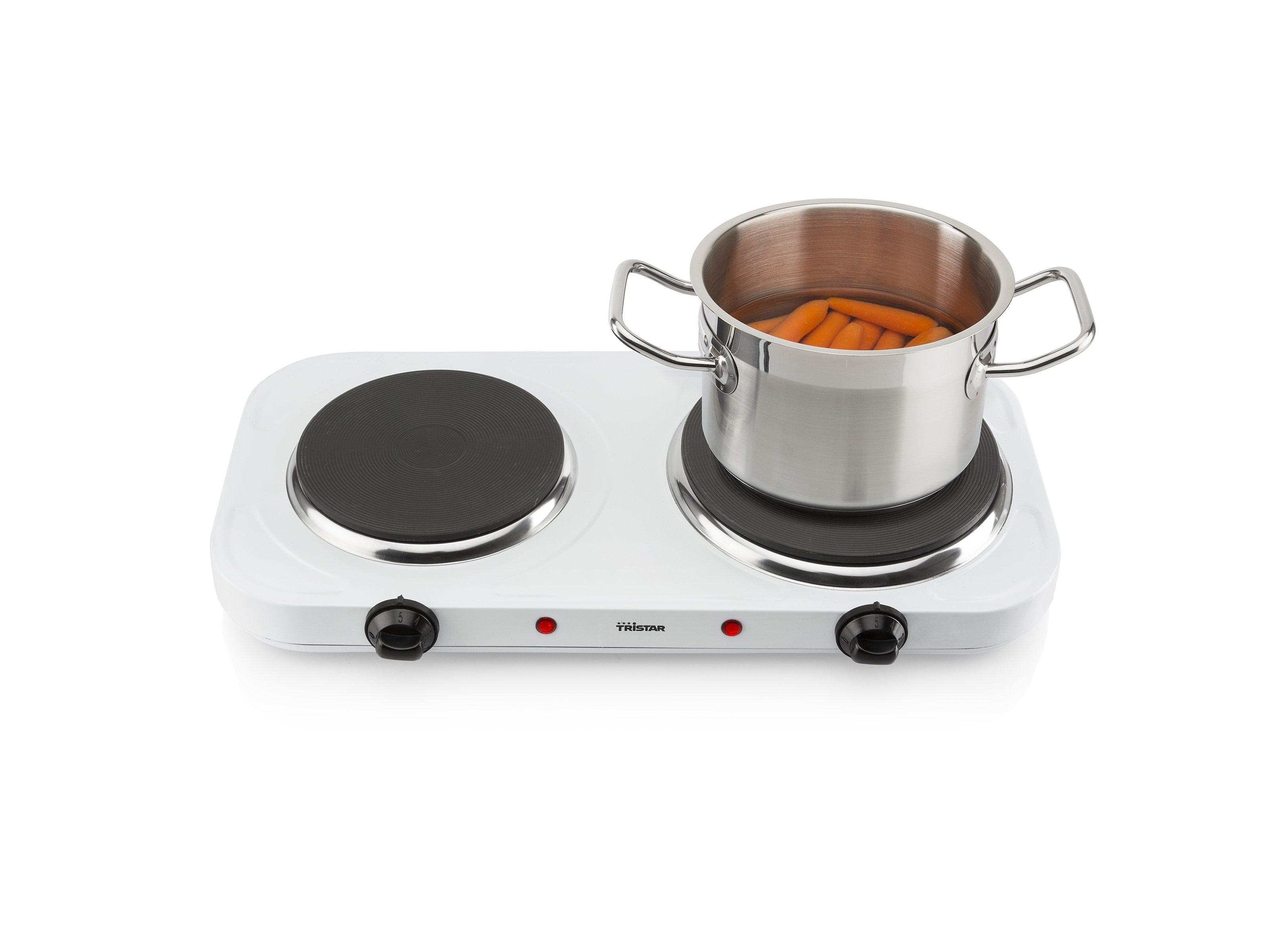 EAN 8713016062451 - Tristar KP-6245 hobs Blanco Encimera Hornillo eléctrico / Placa eléctrica 2 zona(s) imagen 3