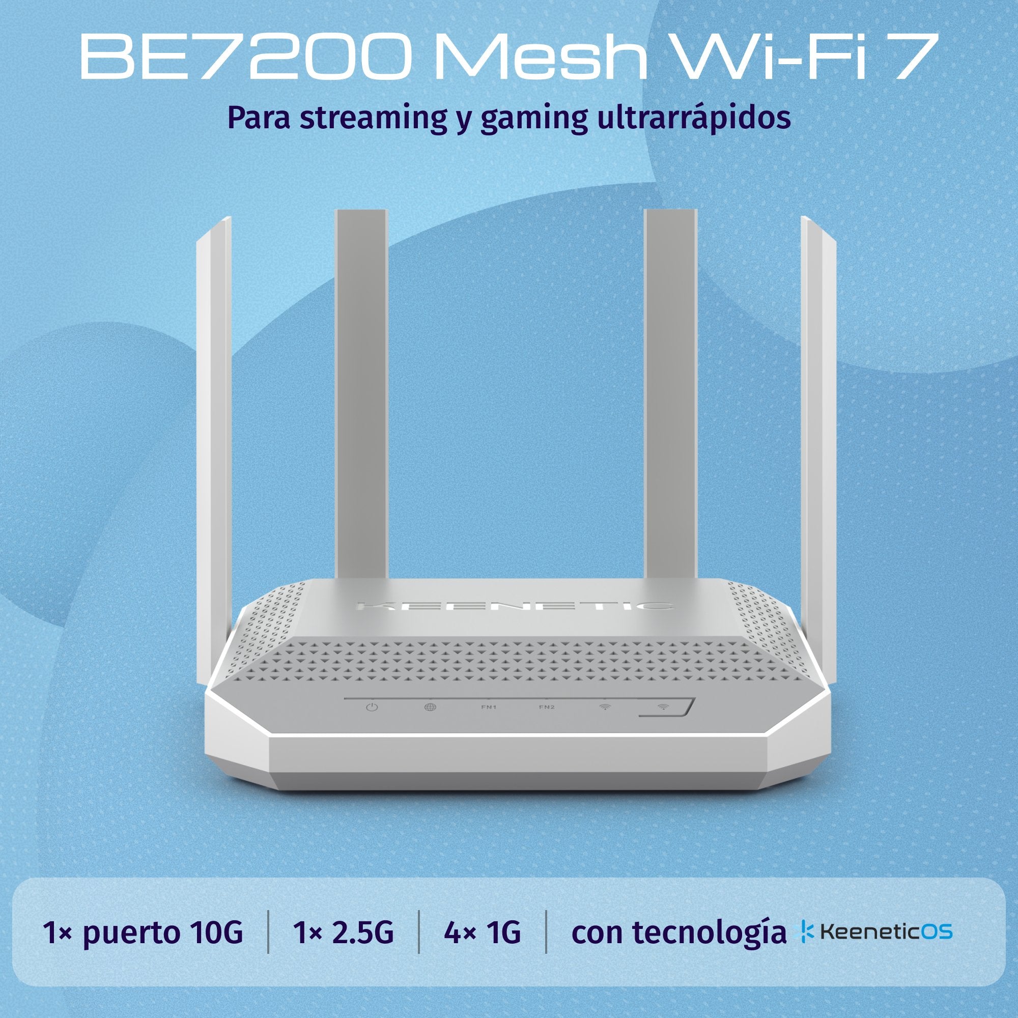 EAN 4897082922537 - Keenetic Titan (KN-1812) router inalámbrico 10 Gigabit Ethernet Doble banda (2,4 GHz / 5 GHz) Blanco imagen 2