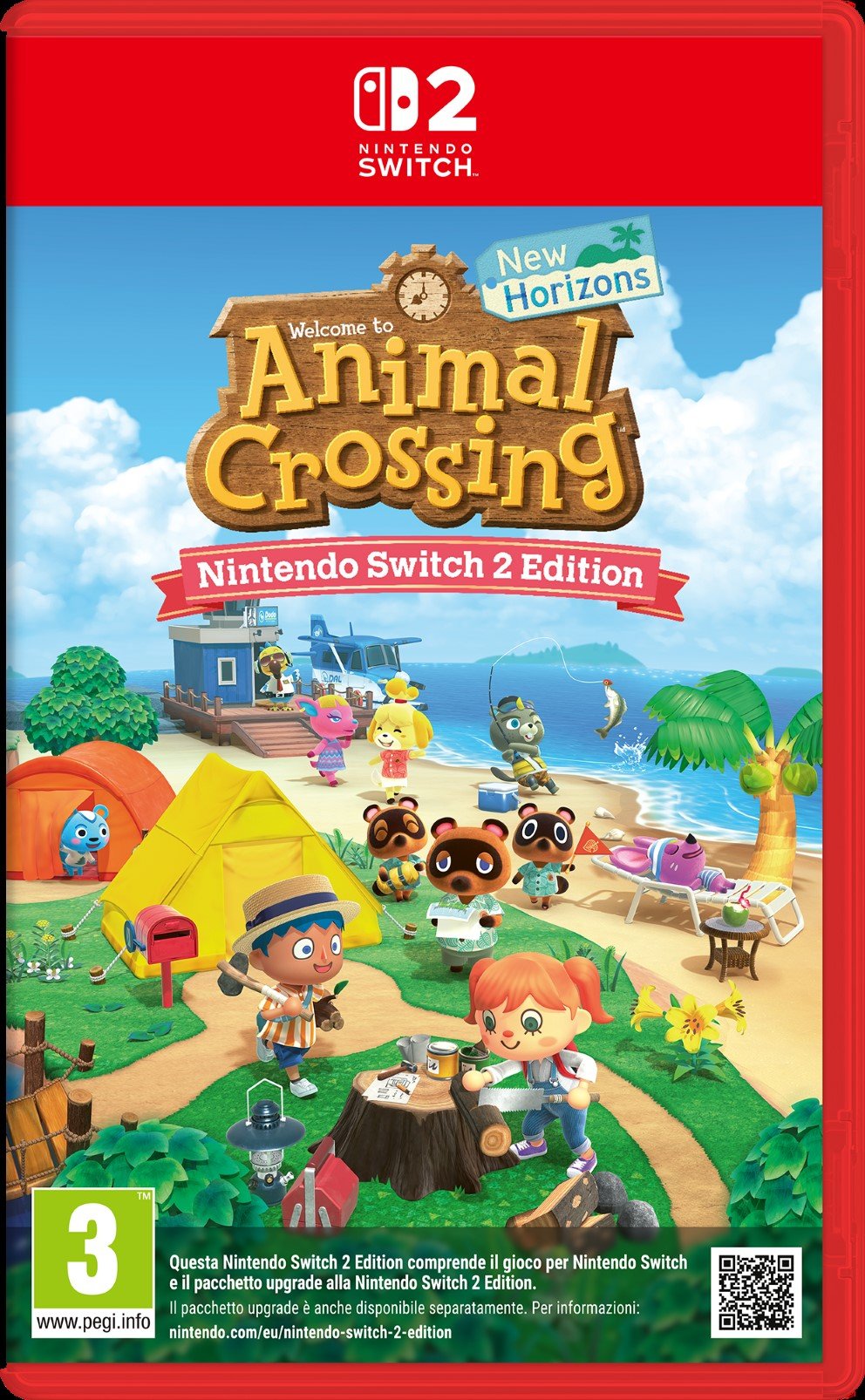 Nintendo Animal Crossing New Horizons- Ns2 Edition Edición Nintendo Switch 2 Chino Simplificado, Chino Tradicional, Alemán, Holandés, Inglés, Español, Francés, Italiano, Japonés, Coreano, Ruso Nintendo Switch 2