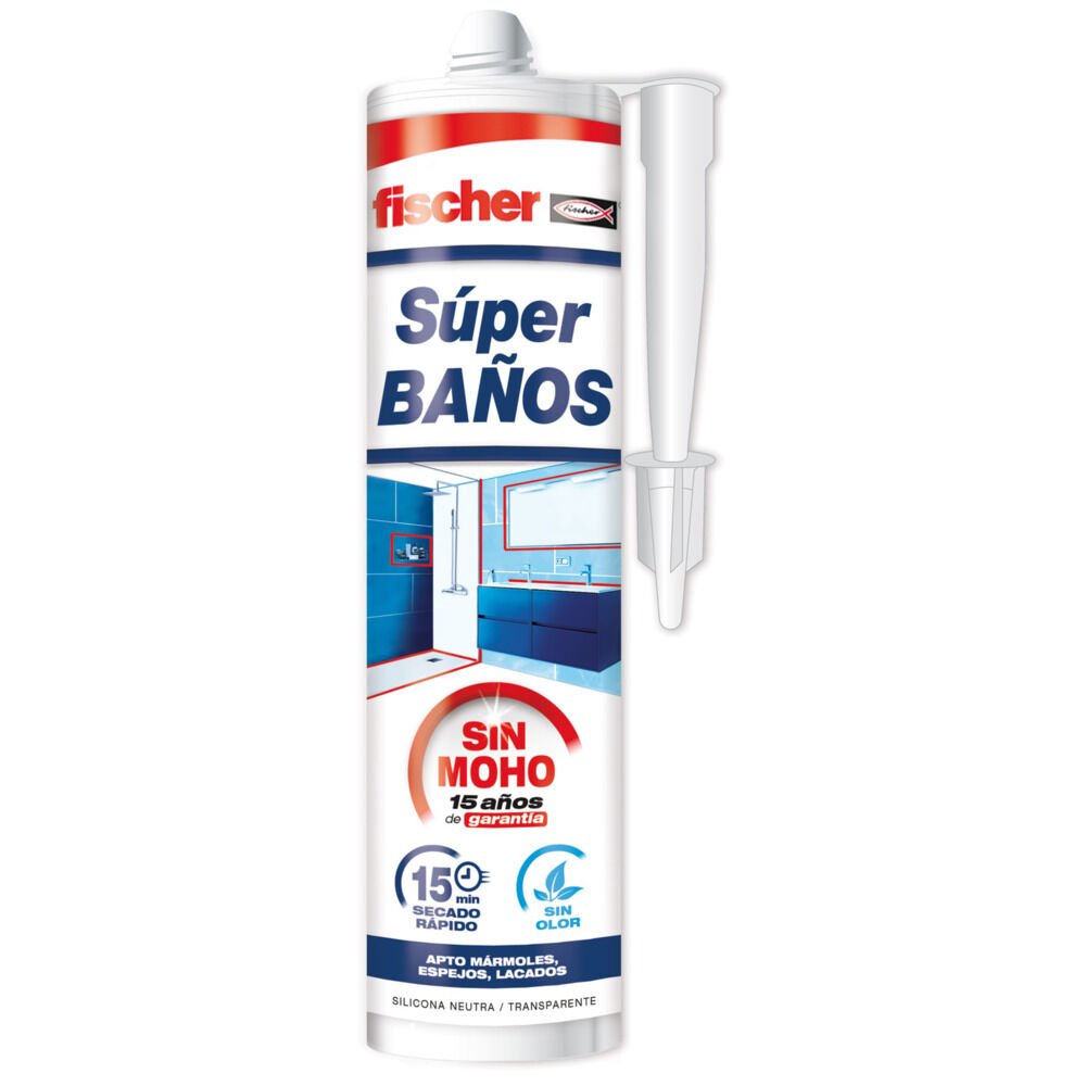EAN 4048962446203 - Fischer 563065 calafate y sellador 280 ml Transparente imagen 1