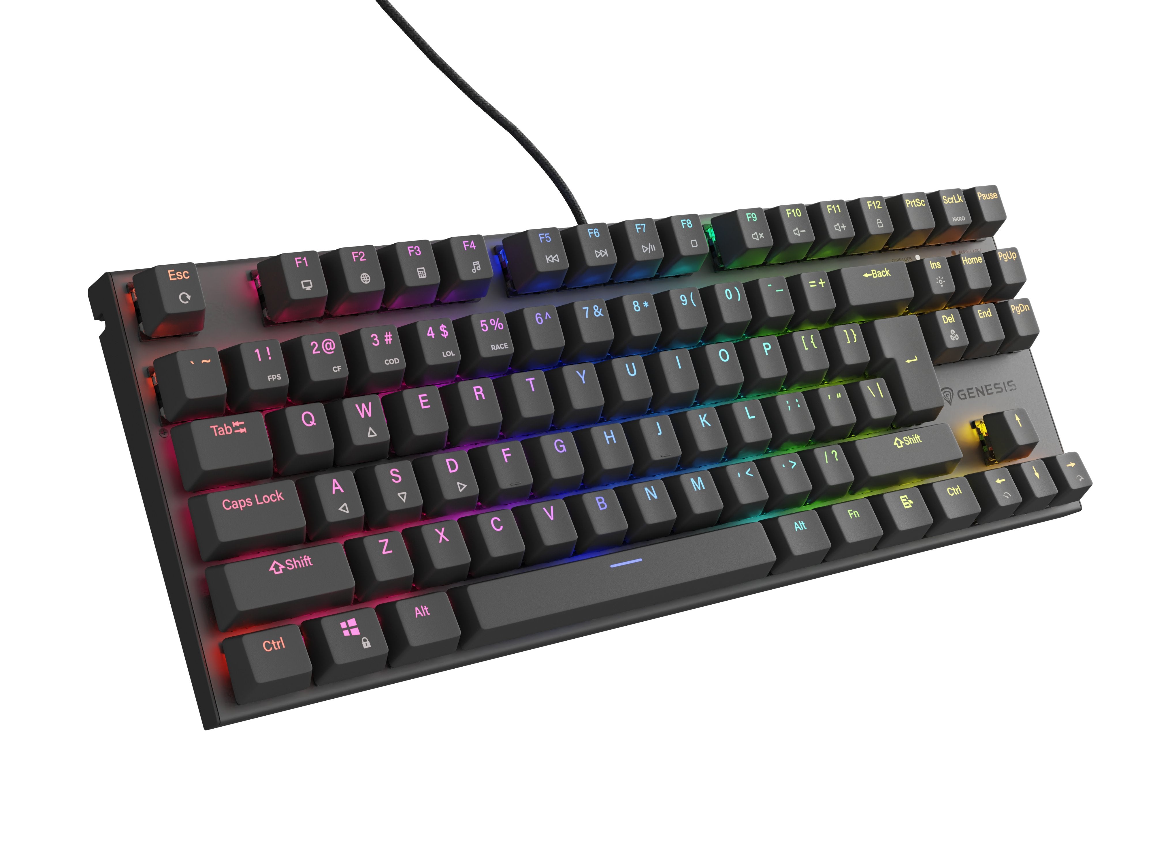EAN 5901969432954 - GENESIS Thor 303 TKL teclado Juego USB QWERTY Internacional de EE.UU. Negro imagen 1