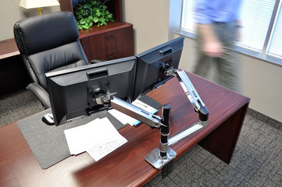 EAN 0698833012545 - Ergotron LX Series Dual Stacking Arm 61 cm (24") Escritorio Plata imagen 7