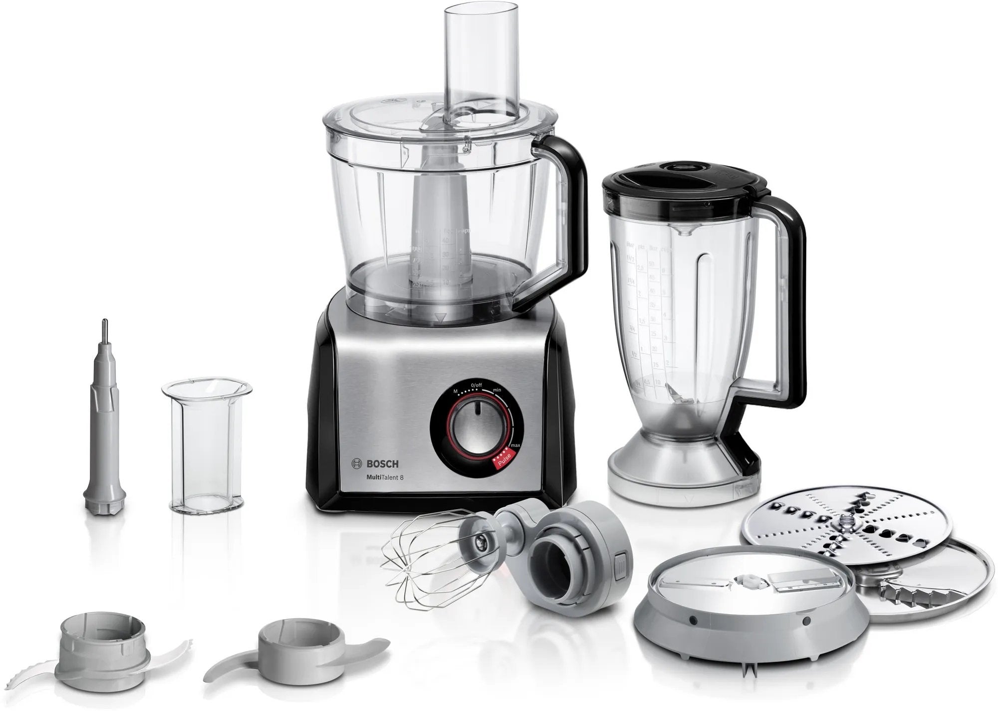 EAN 4242005347537 - Bosch MC812M814 robot de cocina 1250 W 3,9 L Negro, Acero inoxidable, Transparente imagen 1