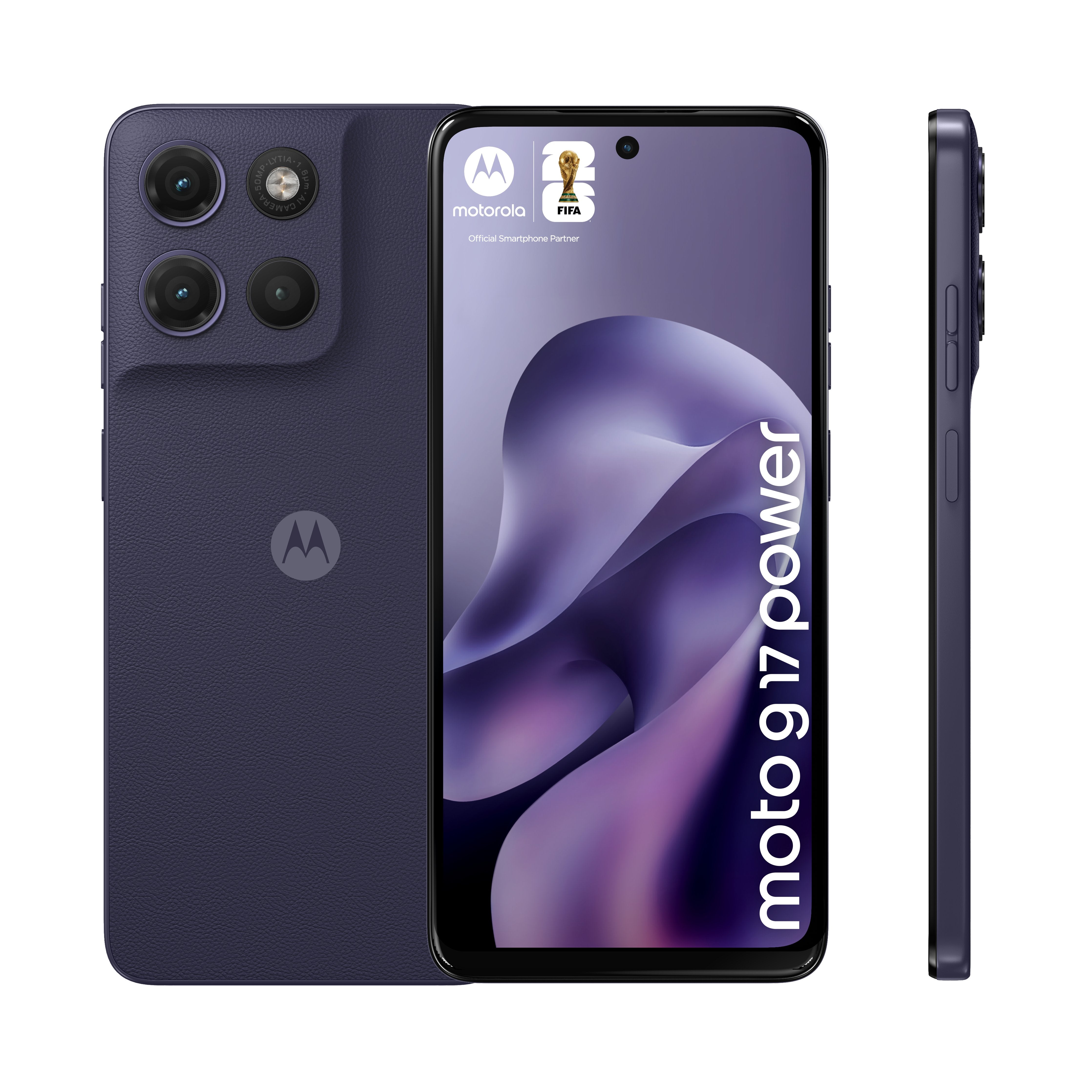 Smartphone Motorola Moto G17 Power 17,1 Cm (6.72") Ranura Híbrida Dual Sim Android 15 Usb Tipo C 8 Gb 256 Gb 6000 Mah Púrpura