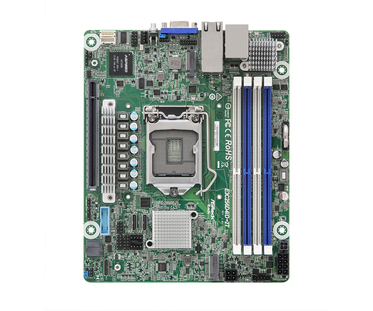 Asrock Placa Base E3c256d4id-2t Mini-Itx Socket 1200 Single