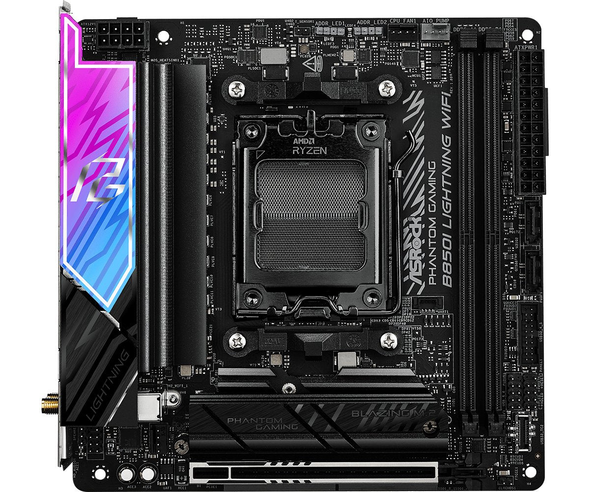 EAN 4711581490130 - Asrock Phantom Gaming B850I Lightning WiFi AMD B850 Zócalo AM5 mini ITX imagen 3