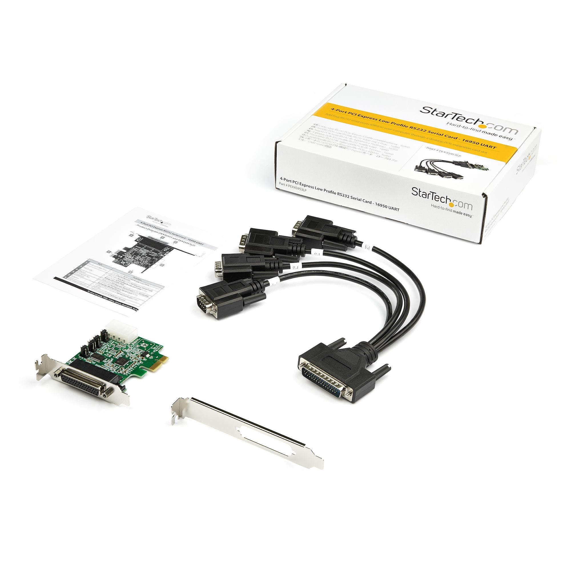 EAN 0065030887052 - StarTech.com PEX4S953LP tarjeta y adaptador de interfaz Interno De serie imagen 7