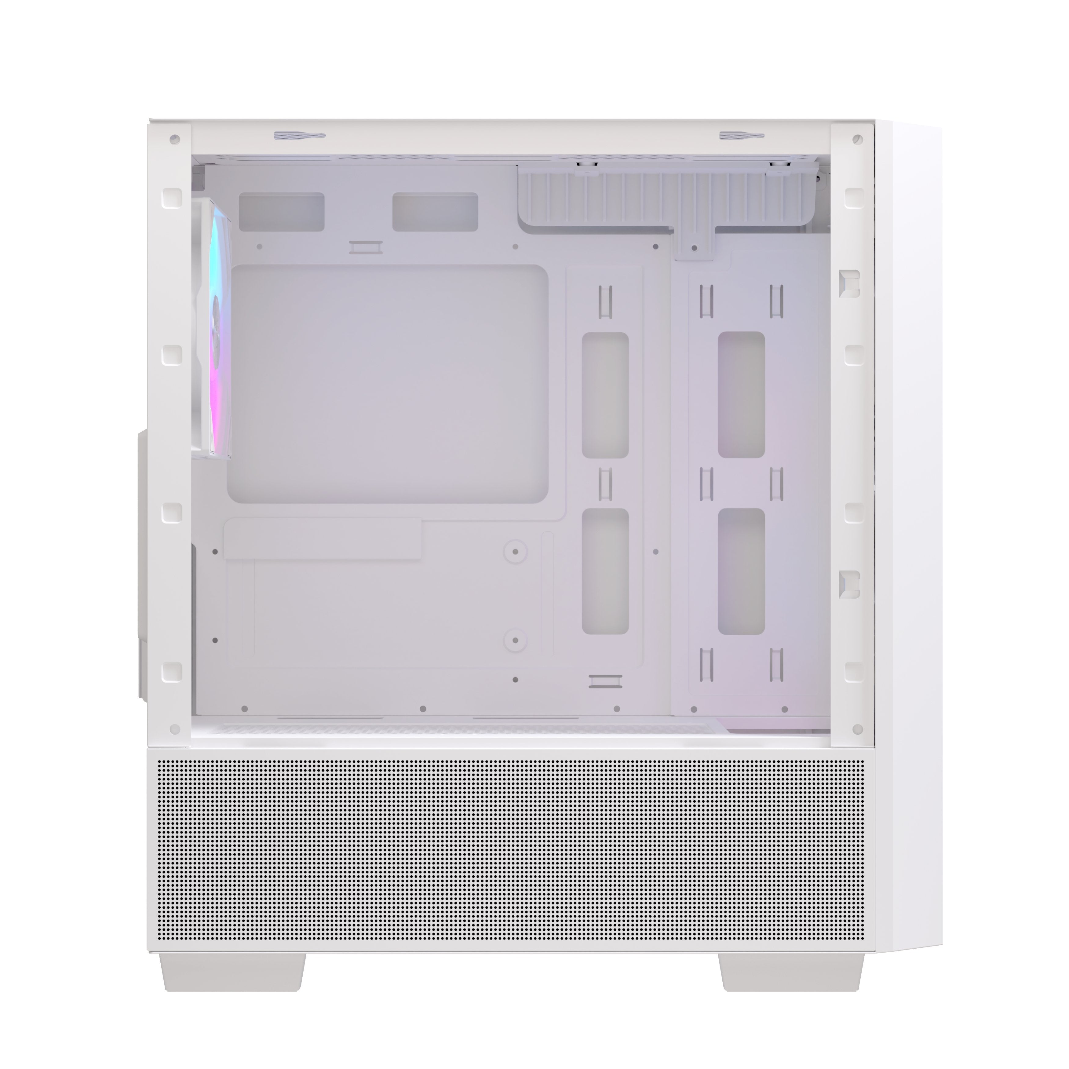 Caja Micro-Atx Einarex Pm150 Gaming Rgb Usb3.0 Usb-C White