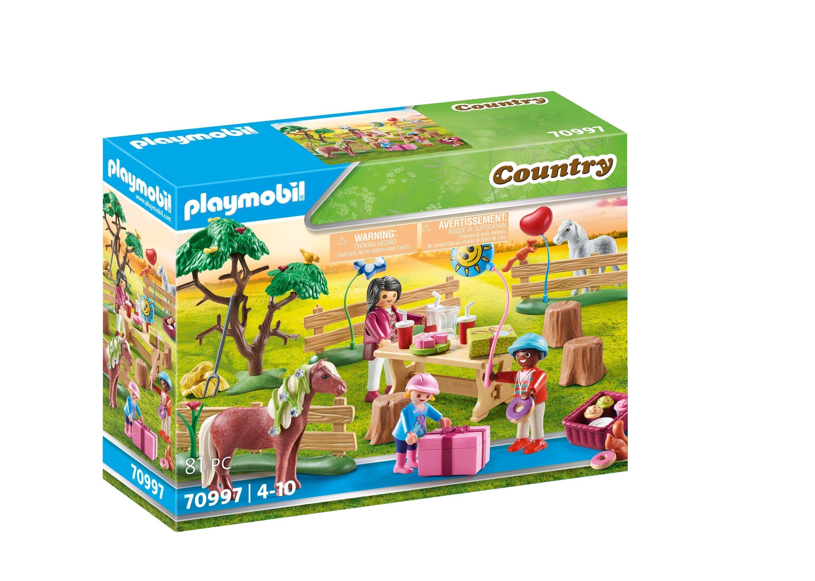 Playmobil 70997 Fiesta De Cumpleaños En La Granja De Ponis
