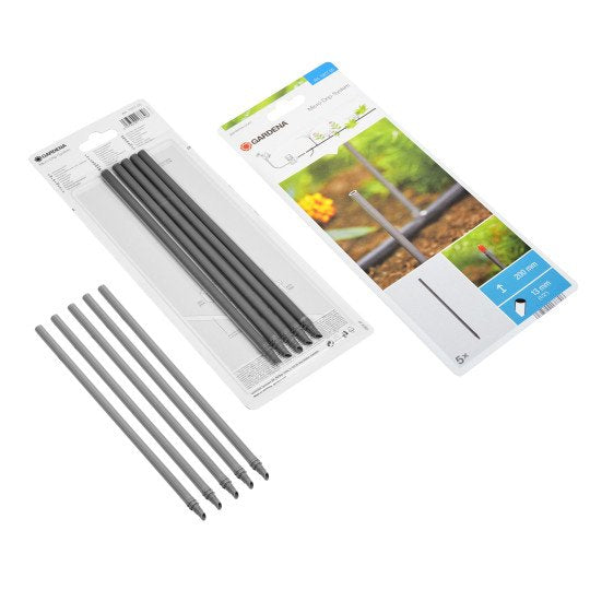 Tubo De Extensión Micro-Drip-System Gardena Para Boquillas De Pulverización (Negro, 5 Piezas, 20 Cm 13326-20