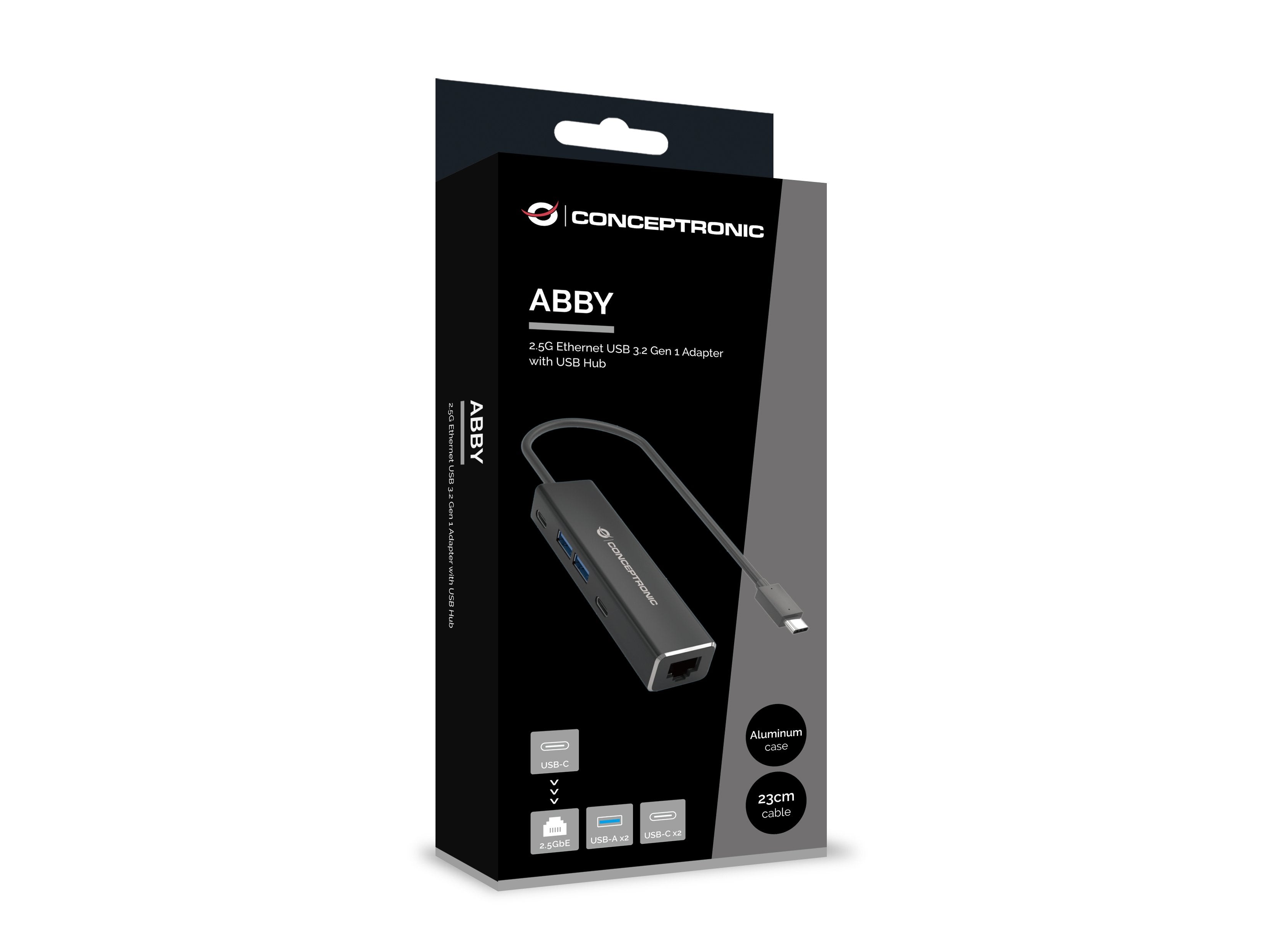EAN 4015867234211 - Conceptronic ABBY14B base para portátil y replicador de puertos Alámbrico USB 3.2 Gen 1 (3.1 Gen 1) Type- imagen 4