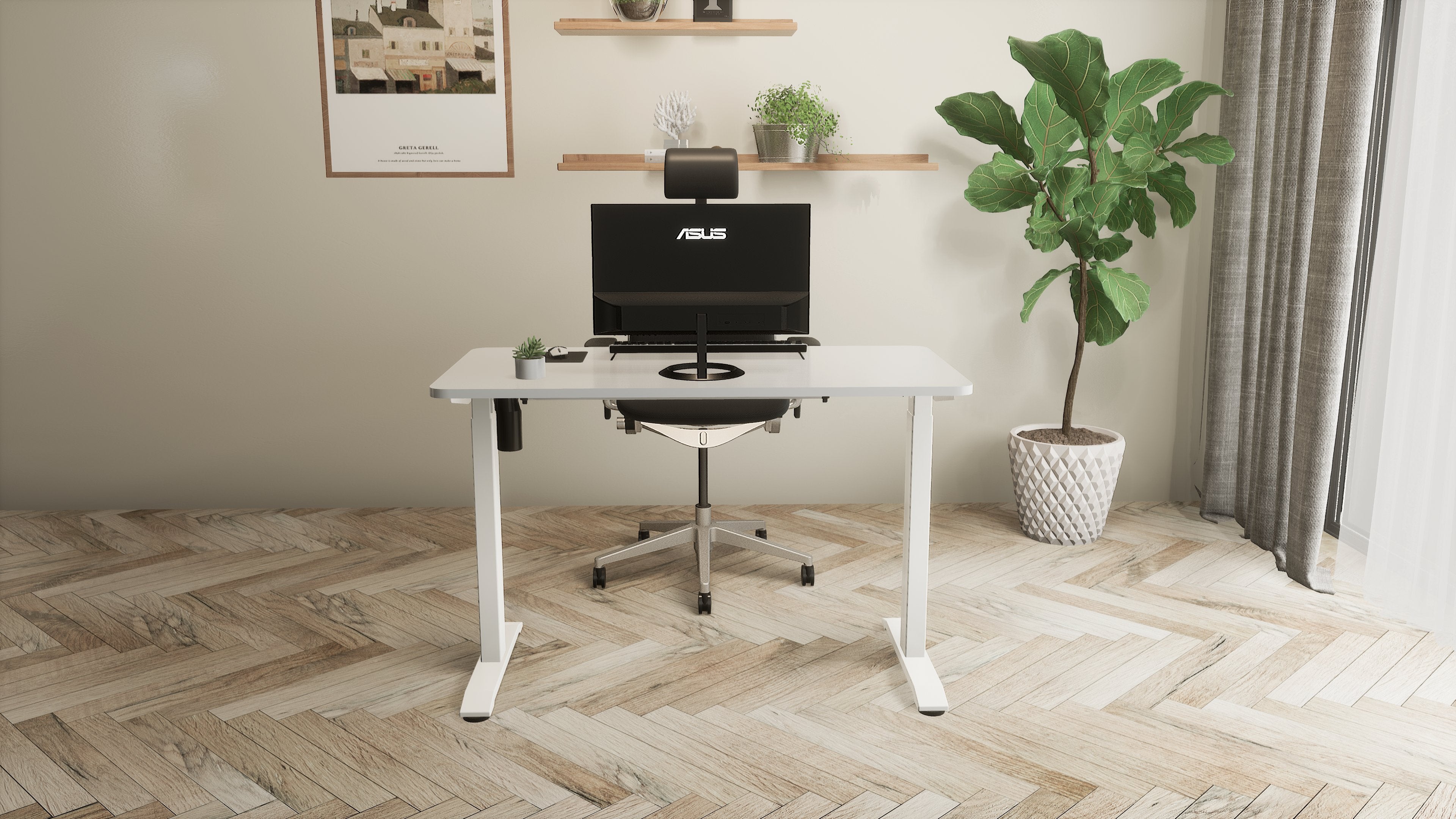 EAN 3760170880686 - Urban Factory EED25UF escritorio para ordenador Blanco imagen 9