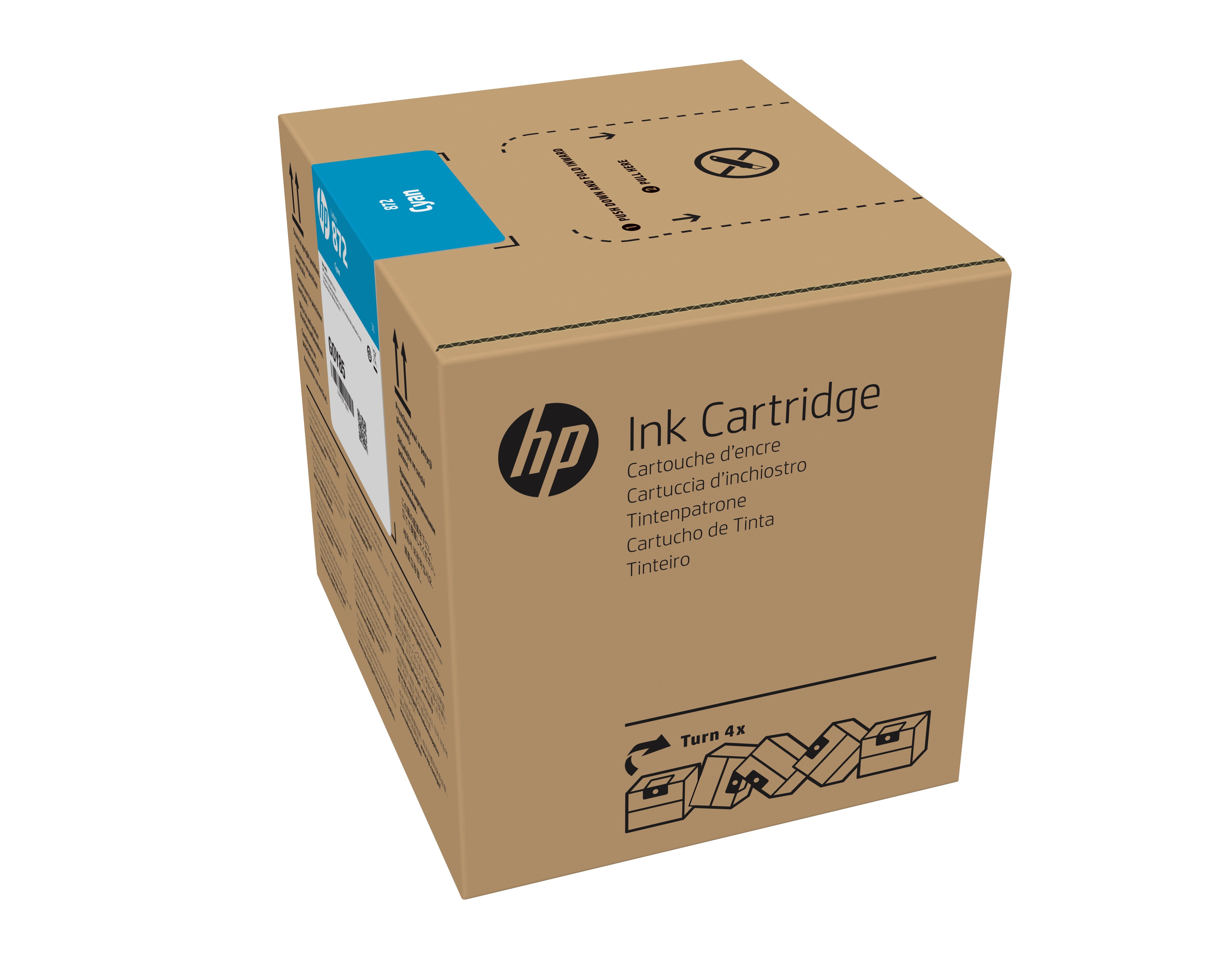 EAN 190780600849 - HP 872 3-liter Cyan Latex Ink Cartridge cabeza de impresora Inyección de tinta térmica imagen 1