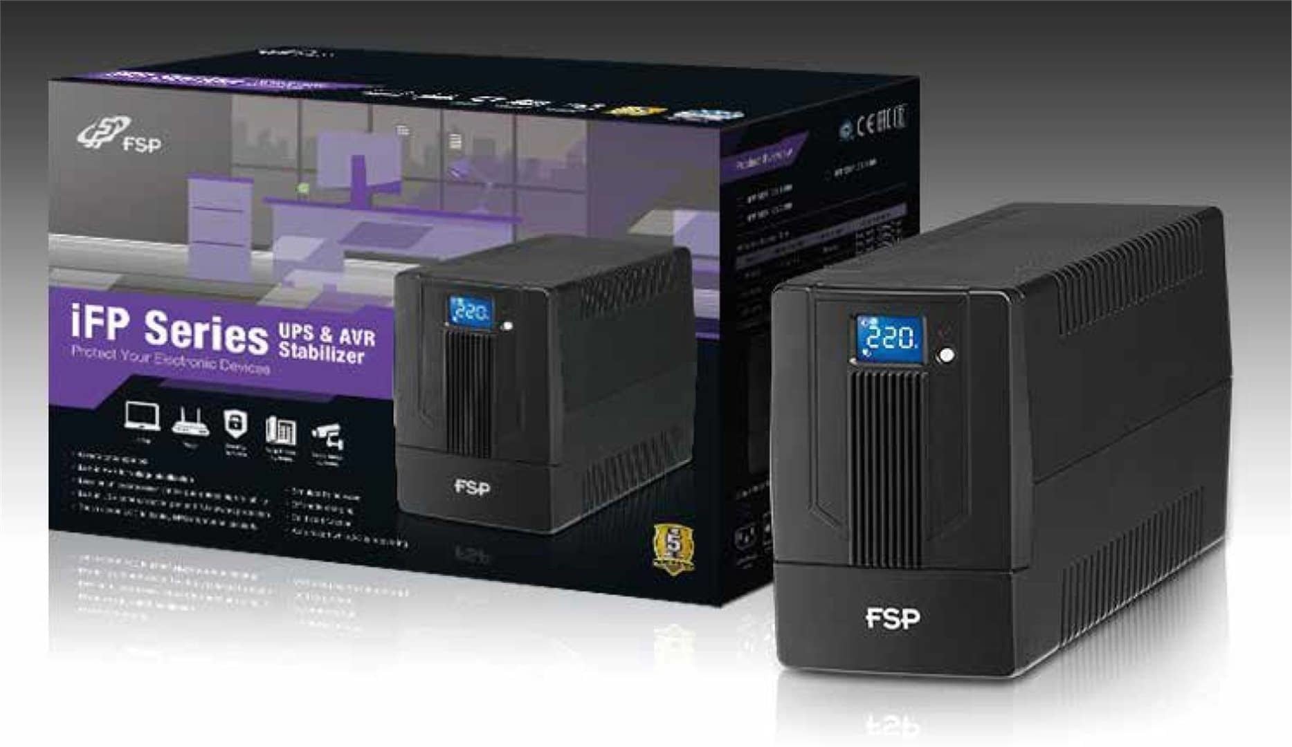 EAN 4713224522321 - FSP iFP 1000 sistema de alimentación ininterrumpida (UPS) Línea interactiva 1 kVA 600 W 2 salidas AC imagen 4