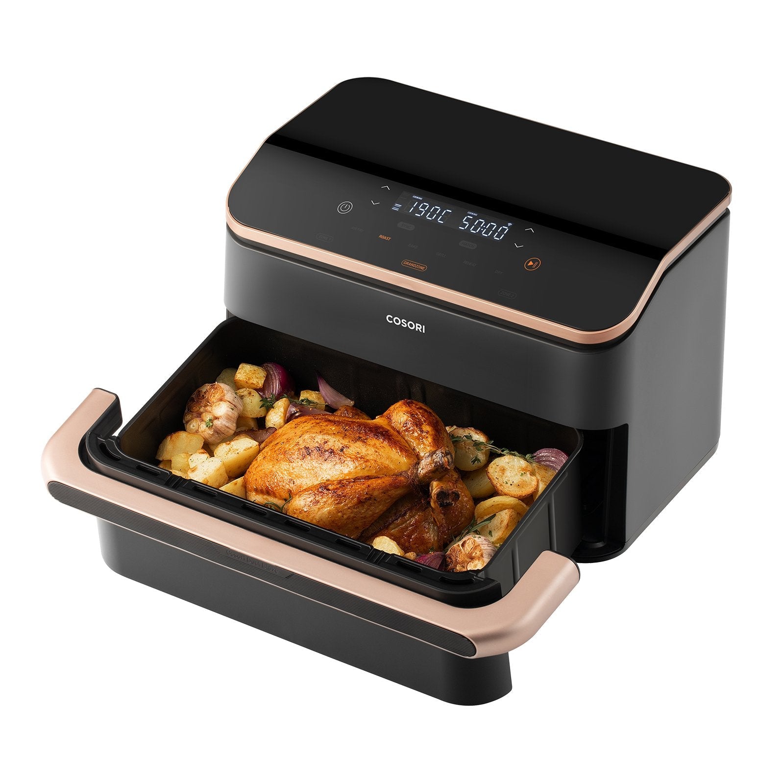 EAN 0810123673285 - Cosori Dual Blaze Twinfry Chef Edition Doble 10 L Independiente 2800 W Freidora de aire caliente Negro, O imagen 2
