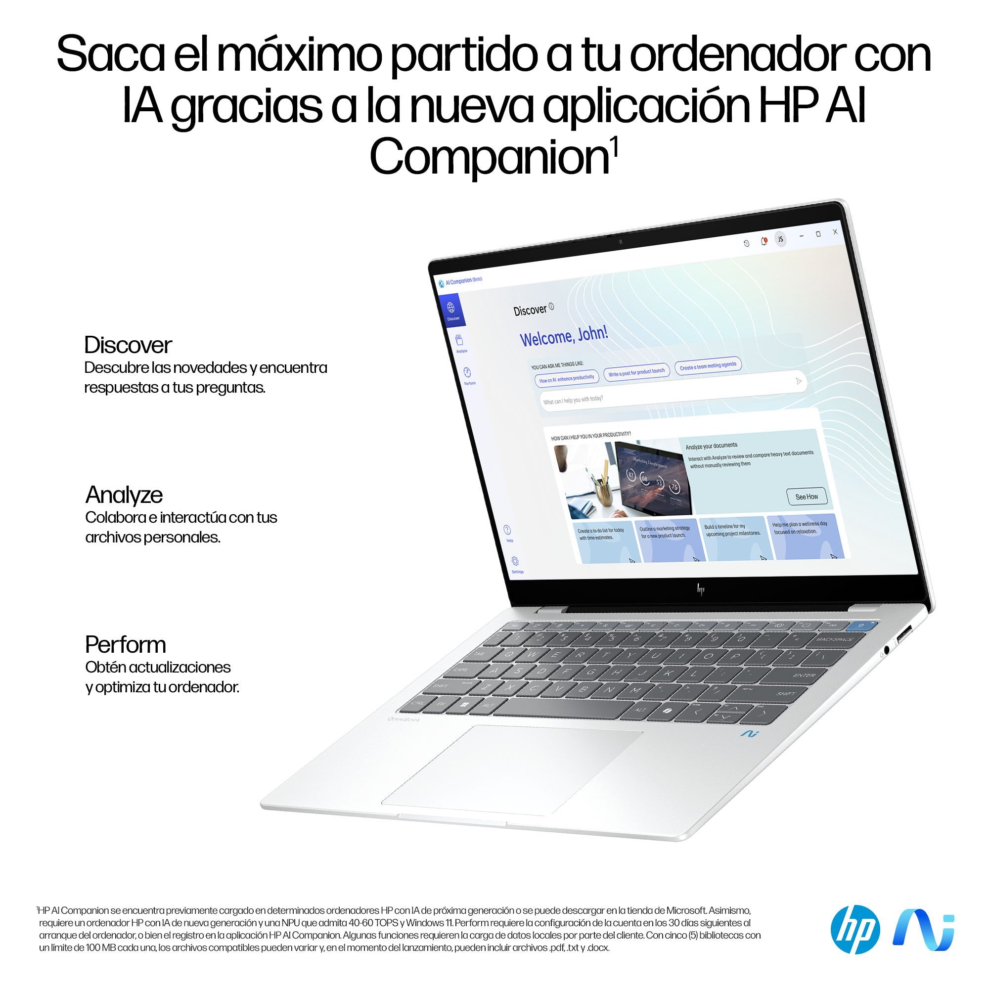 EAN 198701537205 - HP OmniBook X 14-fe1000ns Copilot+ PC Qualcomm Snapdragon X1P-42-100 Portátil 35,6 cm (14") 2.2K 16 GB LPD imagen 7