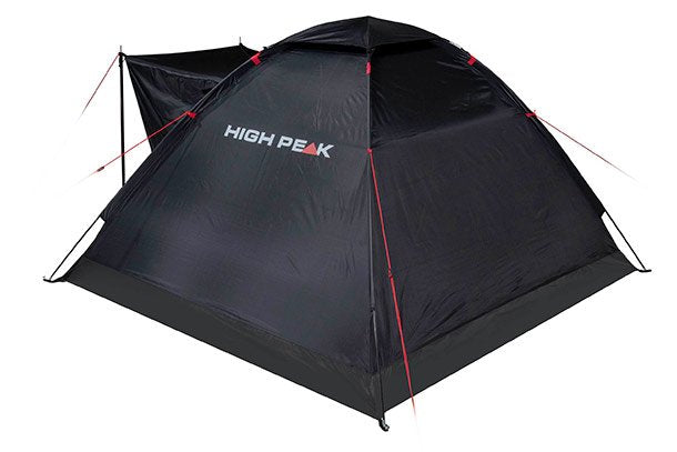 High Peak Beaver 3 Negro, Rojo Tienda Tipo Pirámide