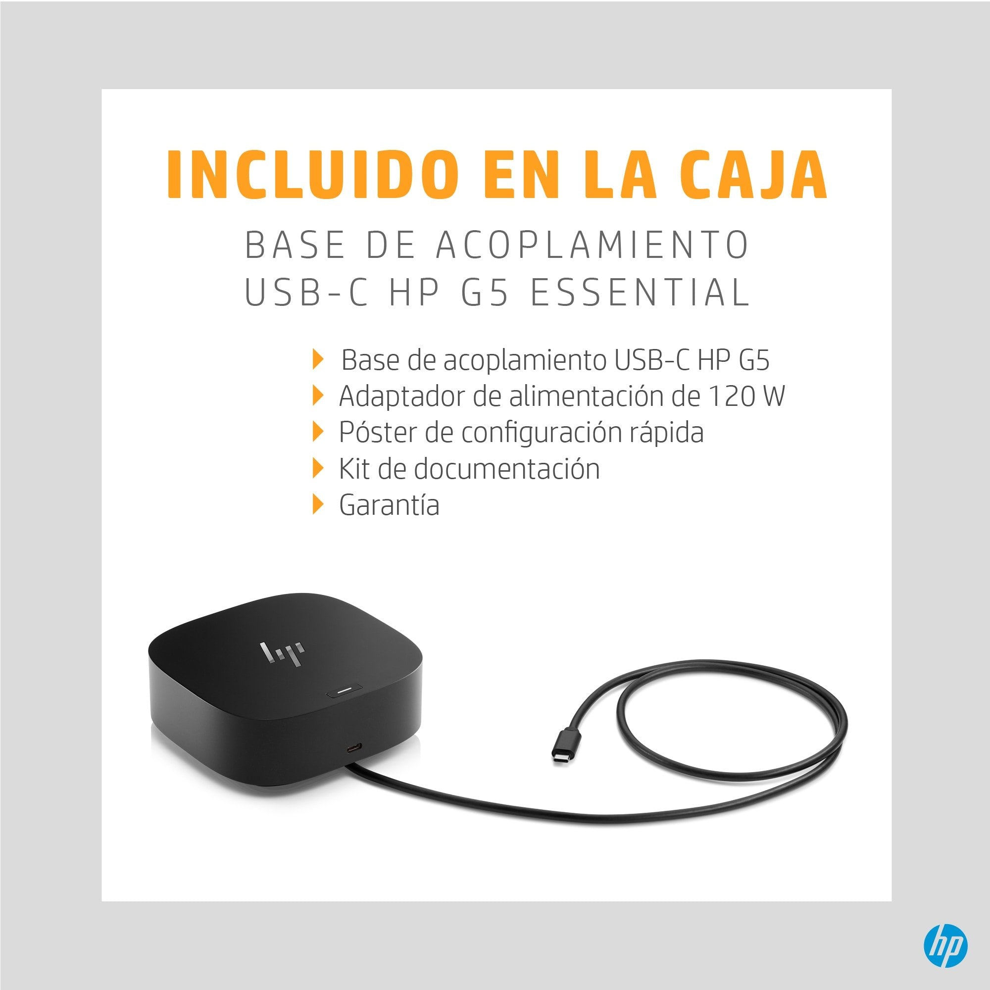 EAN 0197029013002 - HP USB-C G5 Essential Dock Alámbrico USB 3.2 Gen 1 (3.1 Gen 1) Type-C Negro imagen 14