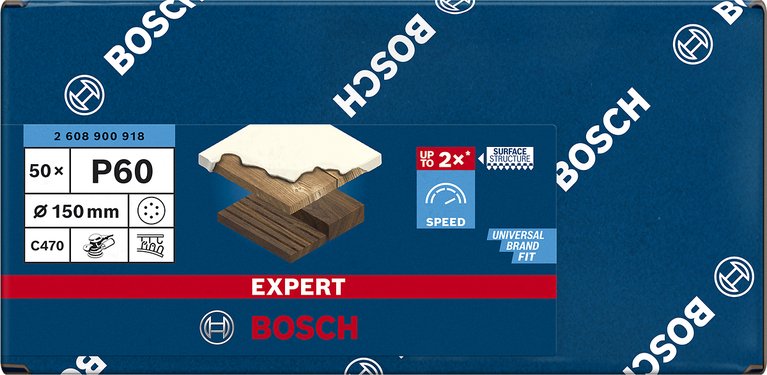 EAN 4059952542560 - Bosch Expert C470 50 pieza(s) Disco de lijado imagen 3