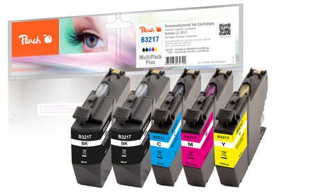 EAN 7640173439790 - Peach PI500-225 cartucho de tinta 5 pieza(s) Compatible Rendimiento estándar Negro, Cian, Magenta, Amaril imagen 1