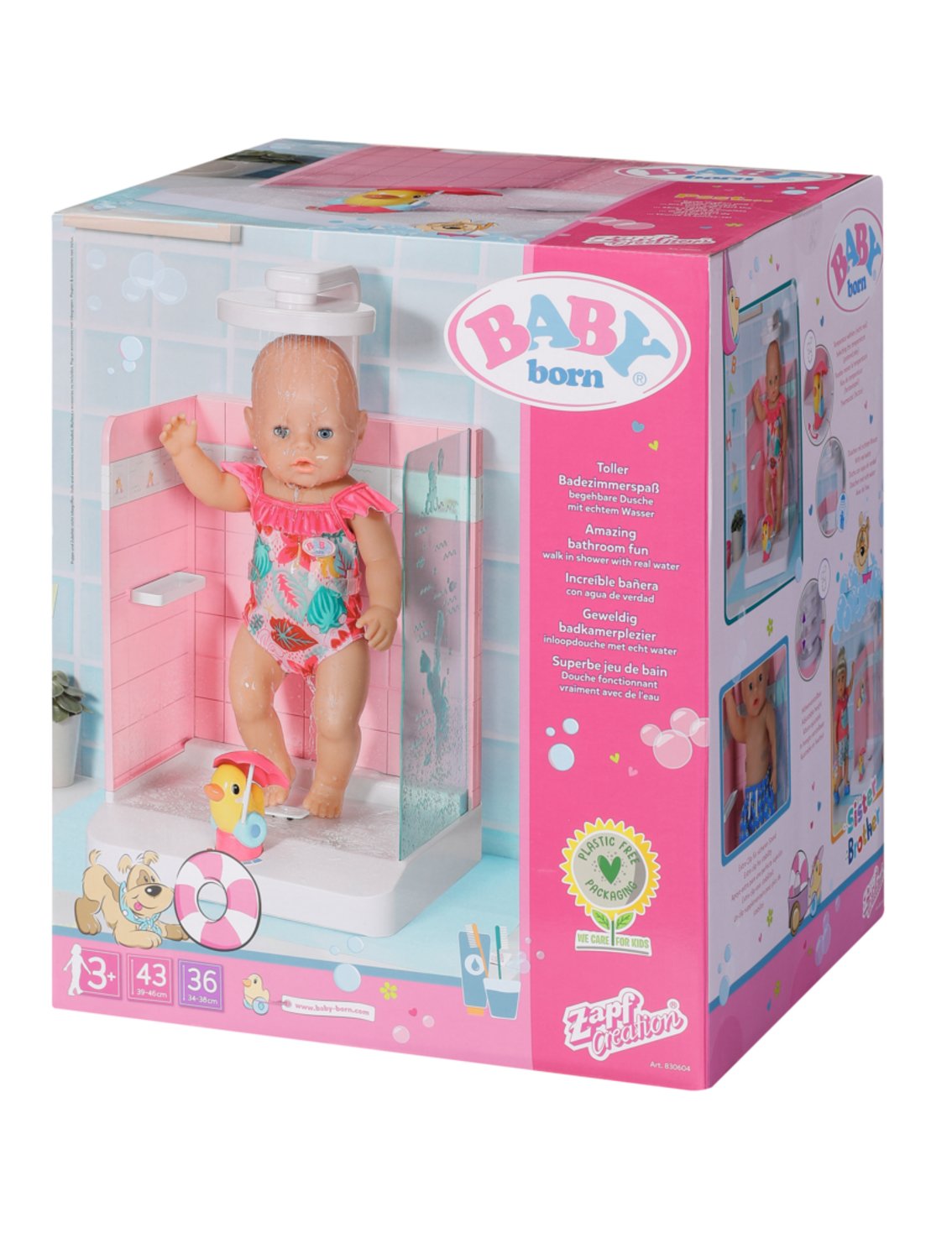 Accesorios Para Muñecas Zapf Creation Baby Born® Bath Walk In Shower, 830604