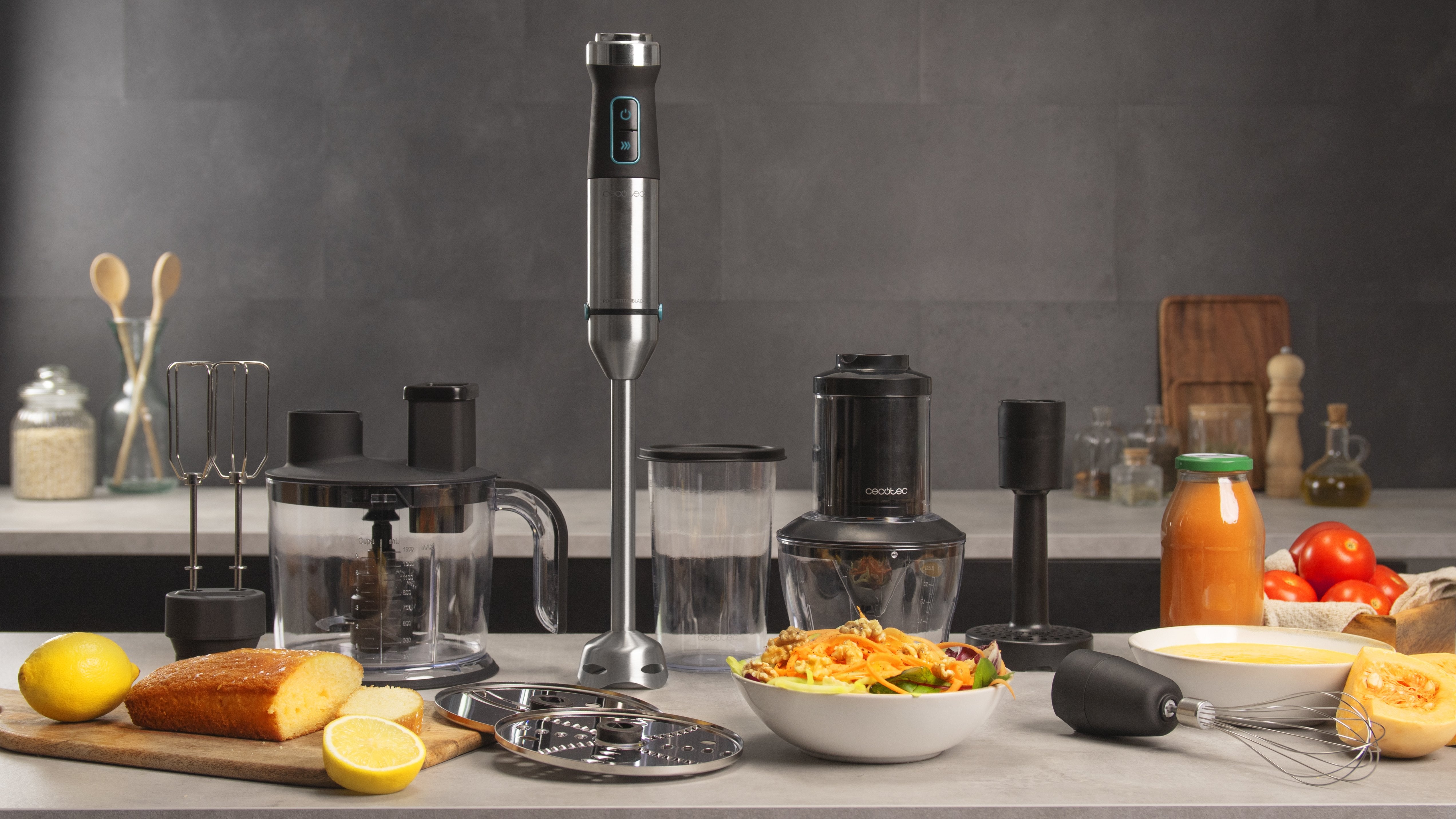 EAN 8435484042758 - Cecotec Power TitanBlack 1500 XL TotalMix Batidora de inmersión 1500 W Negro, Verde, Acero inoxidable imagen 3