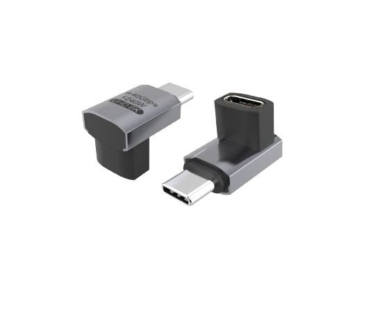 Premium Usb4 3x2 Usb-C Angled Adapter, 240w, 40gbps Premium