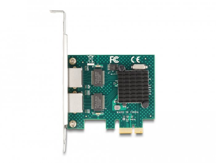 Delock 88205 Tarjeta Pci Express X1 A 2 X Rj45 Gigabit Lan