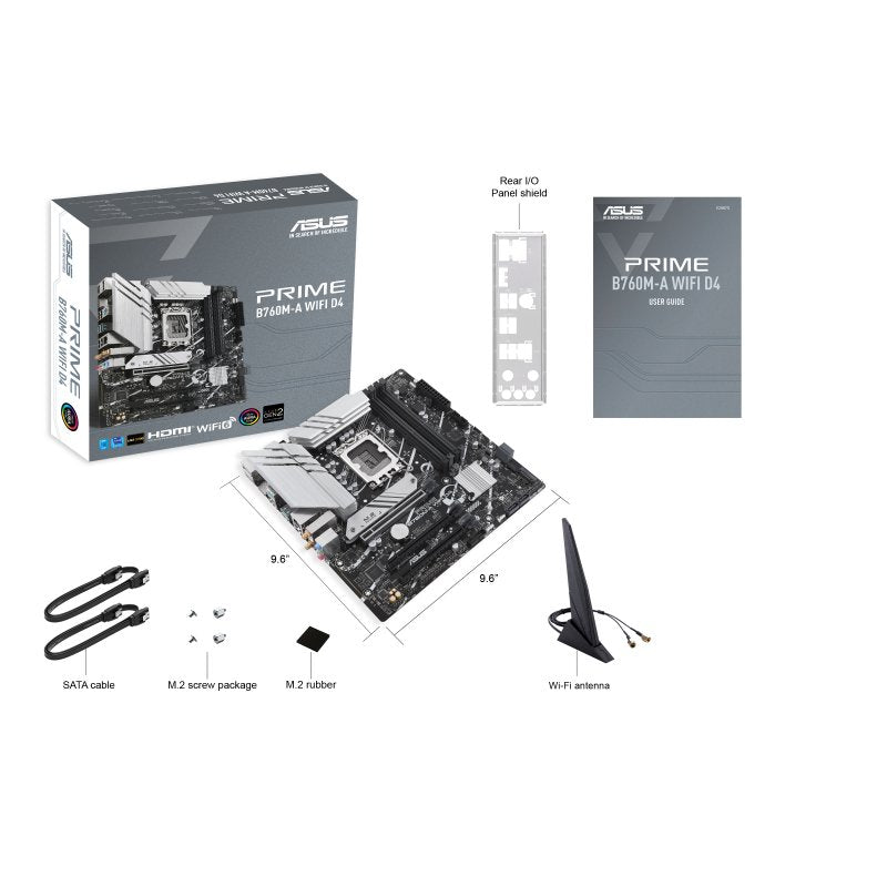 EAN 4711081982661 - ASUS PRIME B760M-A WIFI D4 Intel B760 LGA 1700 micro ATX imagen 6