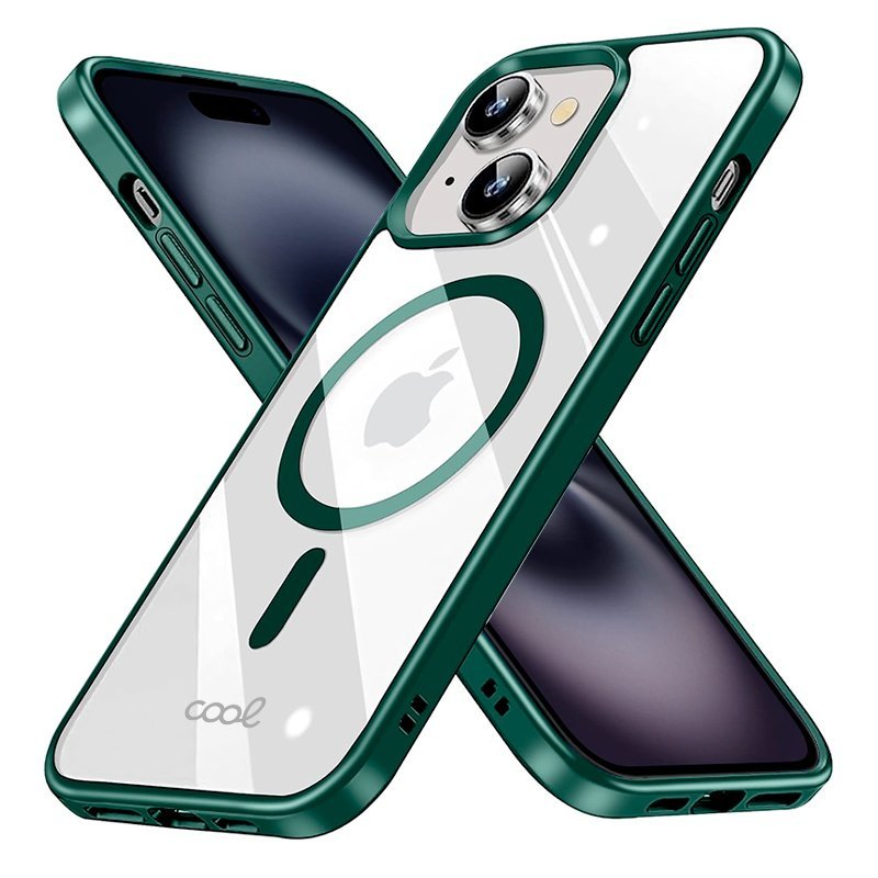 EAN 8434847075457 - COOL Accesorios COOL funda para teléfono móvil 15,5 cm (6.1") Verde, Transparente imagen 2