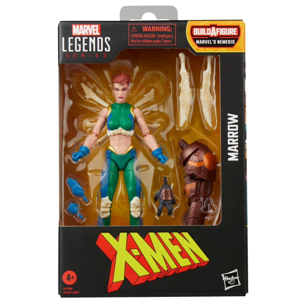 Figura Hasbro Marvel Legends Series Build A Figure Marvels Nemesis X Men Marrow