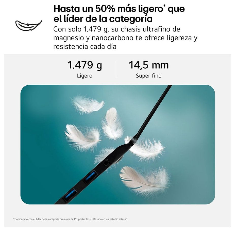 EAN 8806096576816 - LG Gram Pro 17Z90TR Intel Core Ultra 7 255H Portátil 43,2 cm (17") WQXGA 32 GB LPDDR5x-SDRAM 1 TB SSD NVI imagen 2