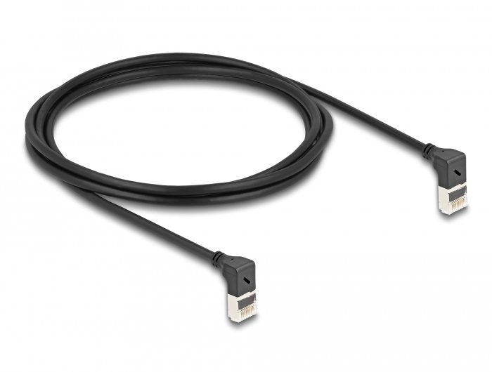 Delock Cable De Red Rj45 Cat.6a S/Ftp Slim 90° Oben / Oben Angular 2 M