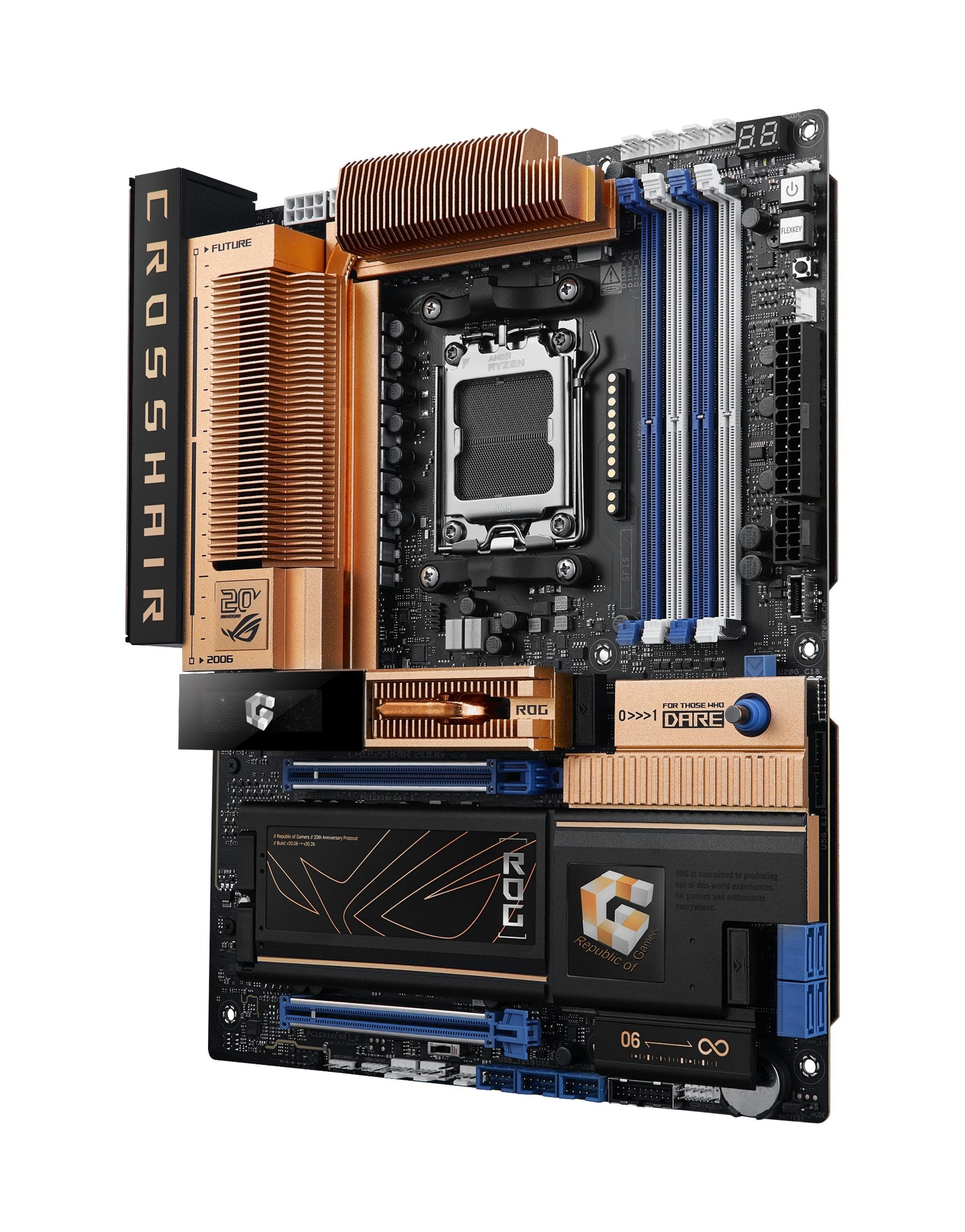 Asus Asus X870e Rog Crosshair 2006 (Negro/Bronze) 90mb1pp0-M0eay0