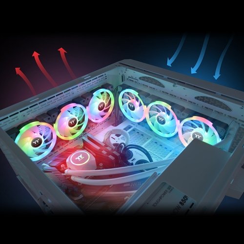 Ventilador Thermaltake Swafan Ex12 Rgb Tt Premium Edition, Cl-F143-Pl12sw-A