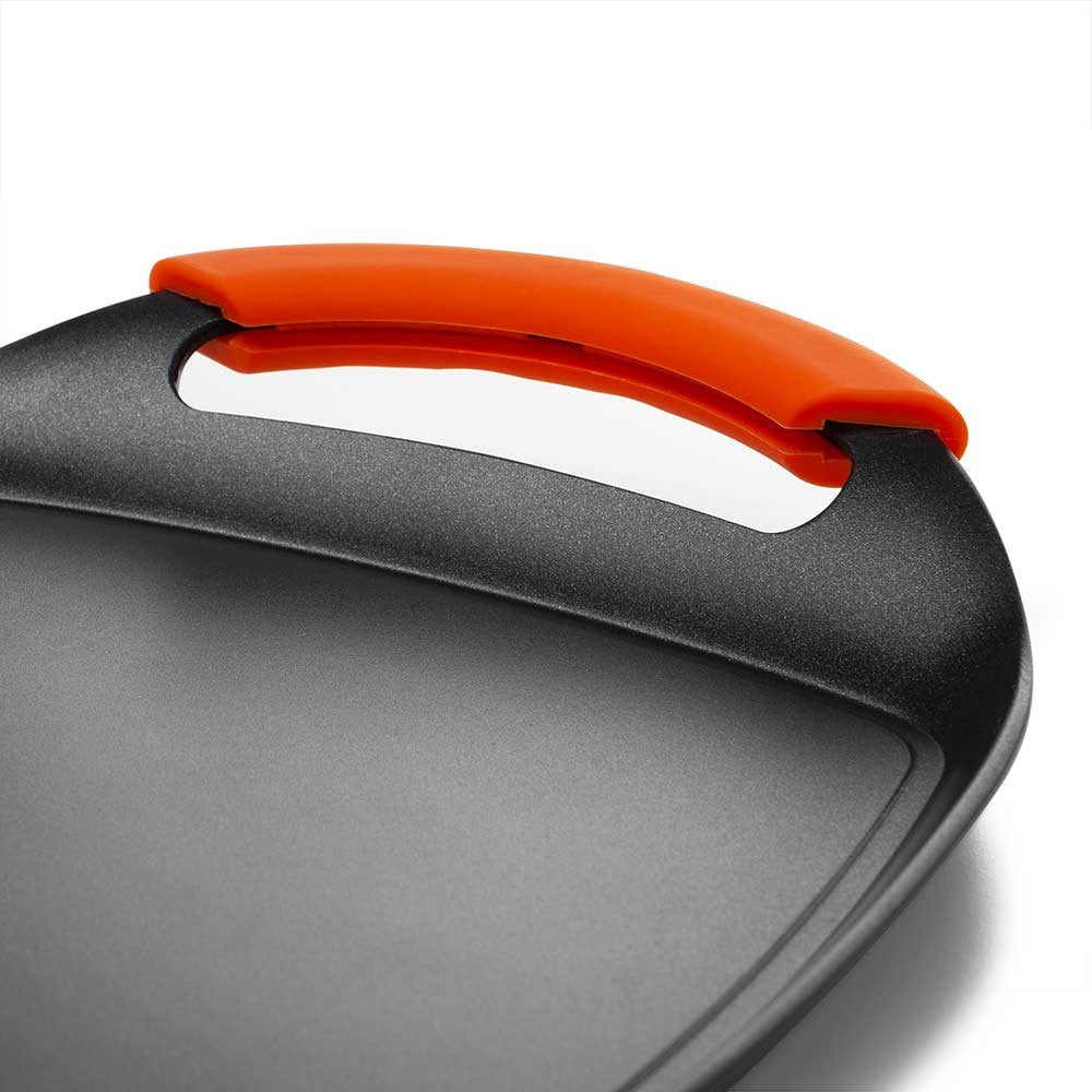 Orbegozo Gdb 3600 Plancha Grill De Aluminio Fundido - Recubrimiento De Piedra Antiadherente - Asas De Goma Extraibles -