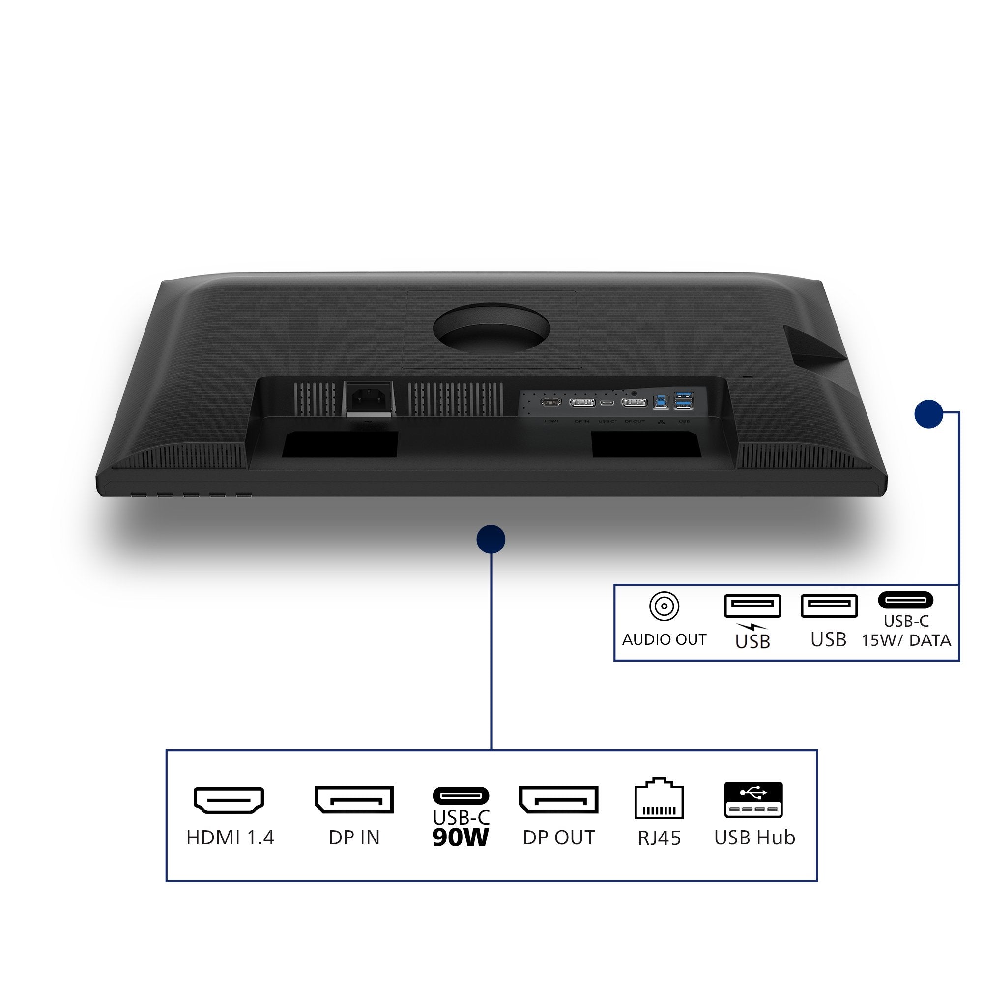 EAN 8721038004434 - Philips 3000 series 24B2U3301D/00 pantalla para PC 61,2 cm (24.1") 1920 x 1200 Pixeles WUXGA LCD Negro imagen 6